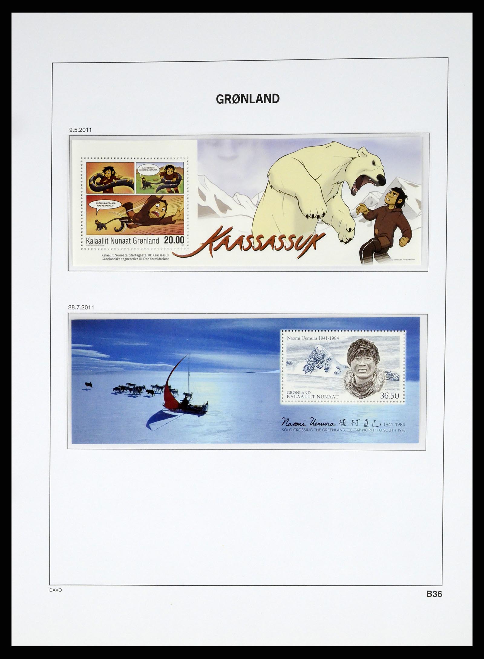 37315 134 - Postzegelverzameling 37315 Groenland 1938-2020!