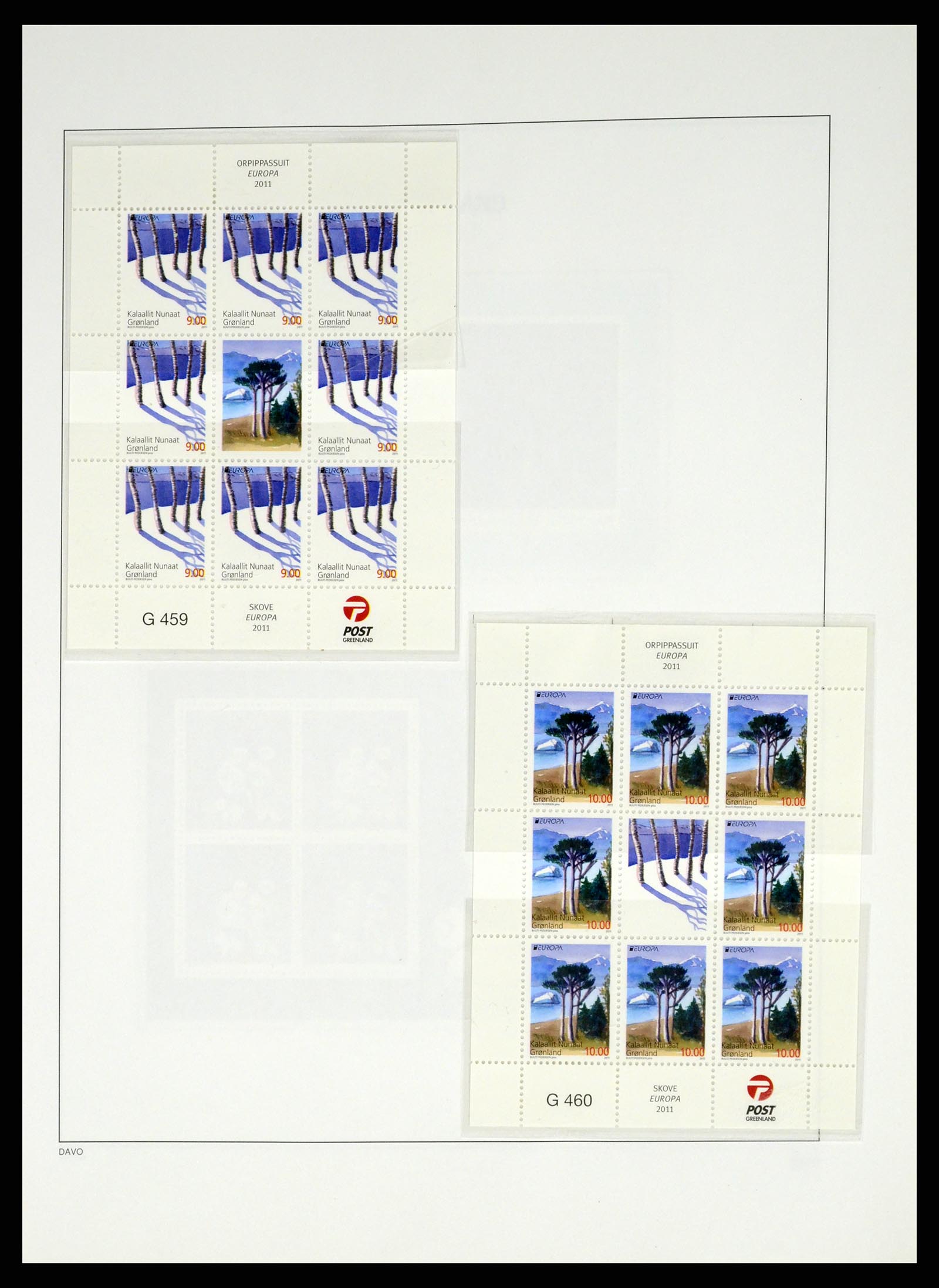 37315 135 - Postzegelverzameling 37315 Groenland 1938-2020!