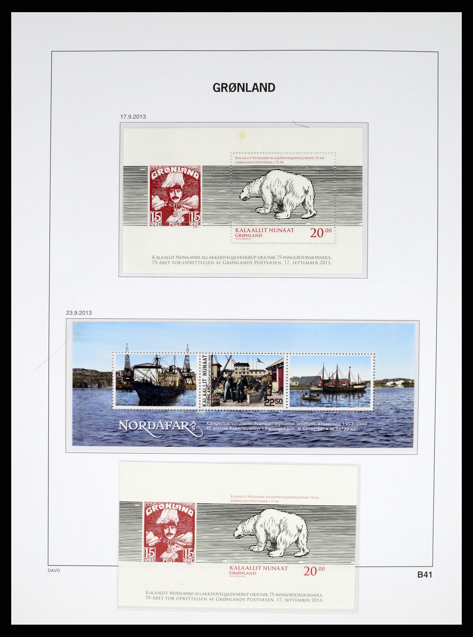 37315 141 - Postzegelverzameling 37315 Groenland 1938-2020!