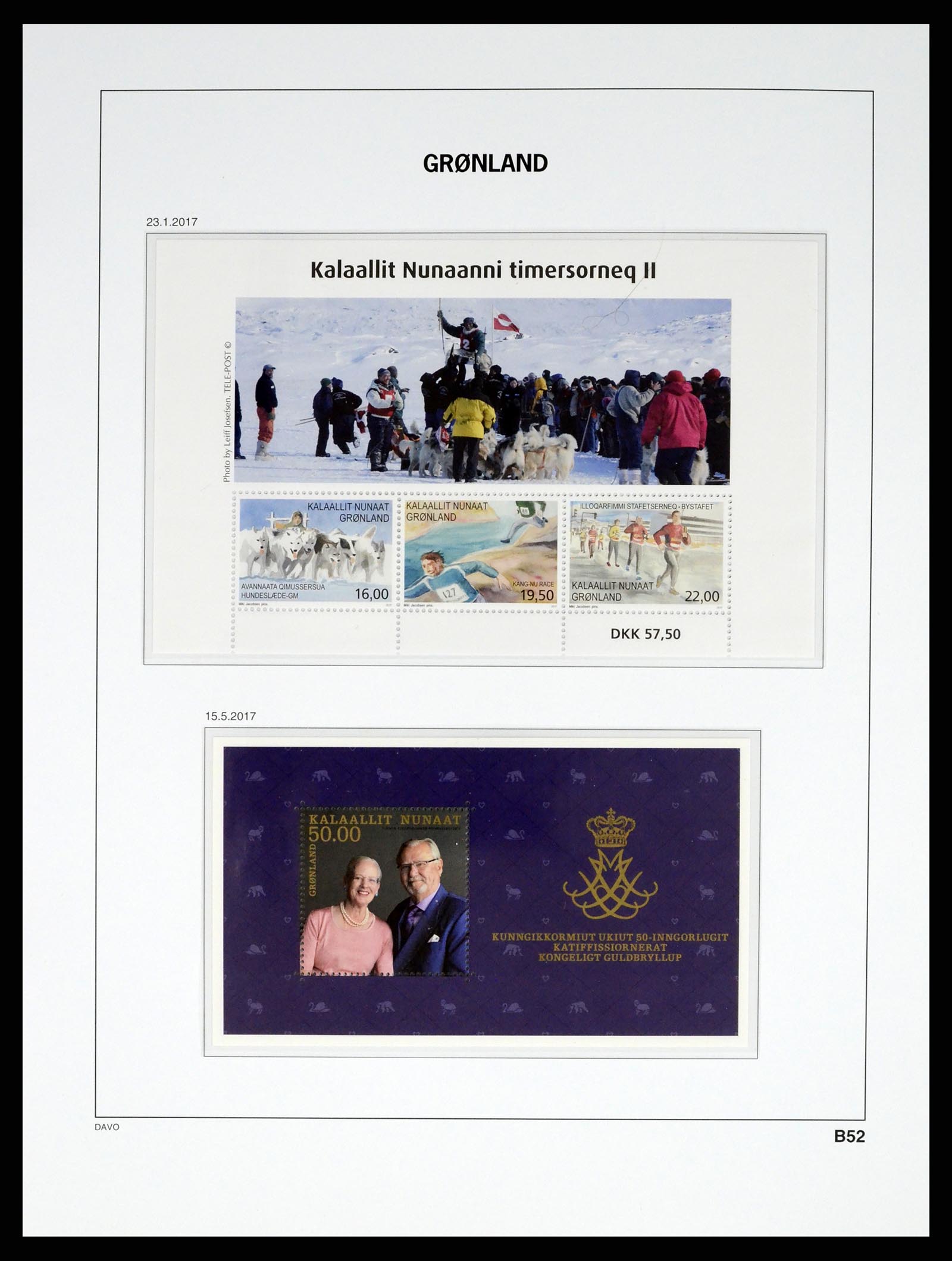 37315 152 - Postzegelverzameling 37315 Groenland 1938-2020!