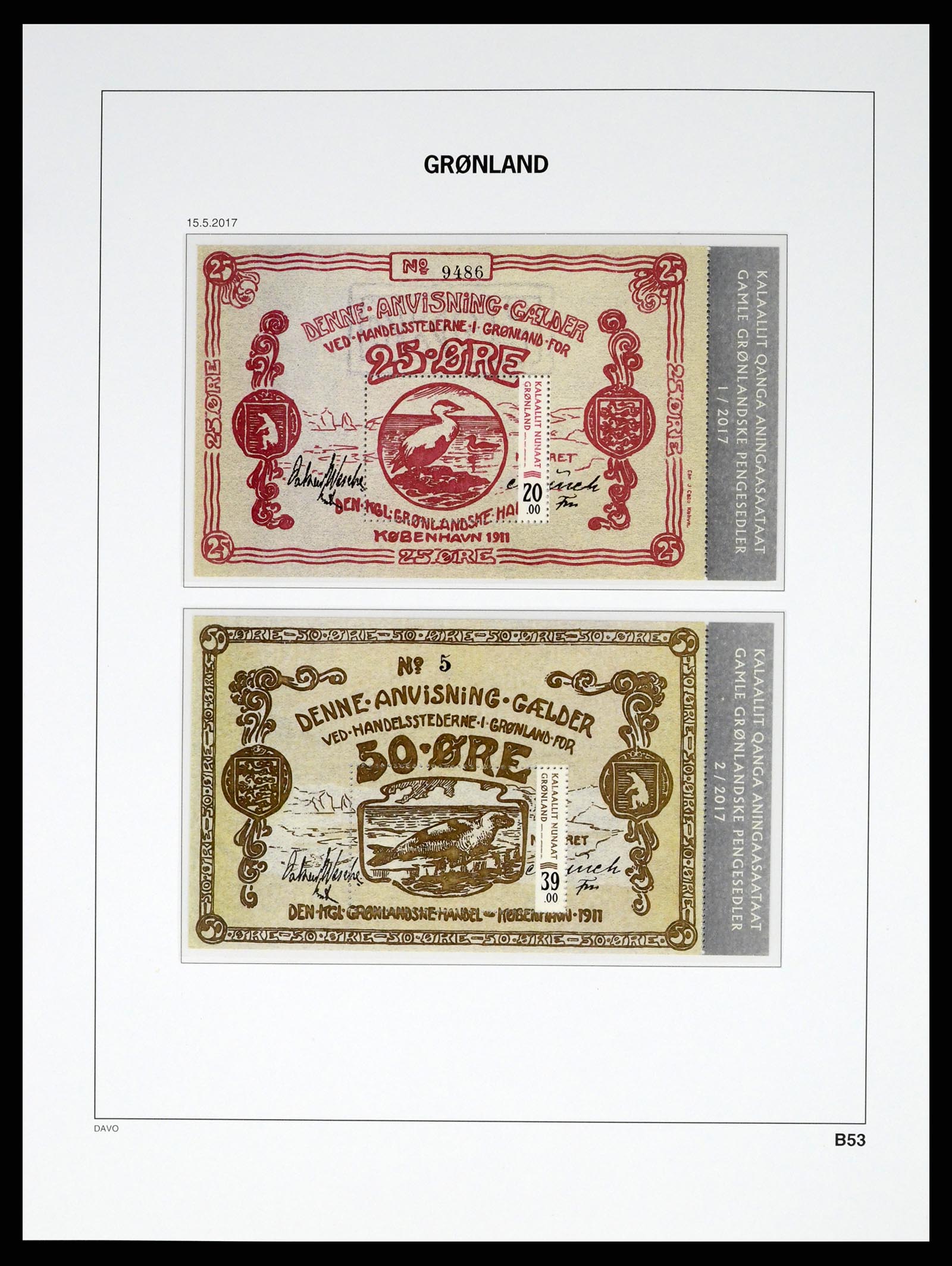 37315 153 - Postzegelverzameling 37315 Groenland 1938-2020!