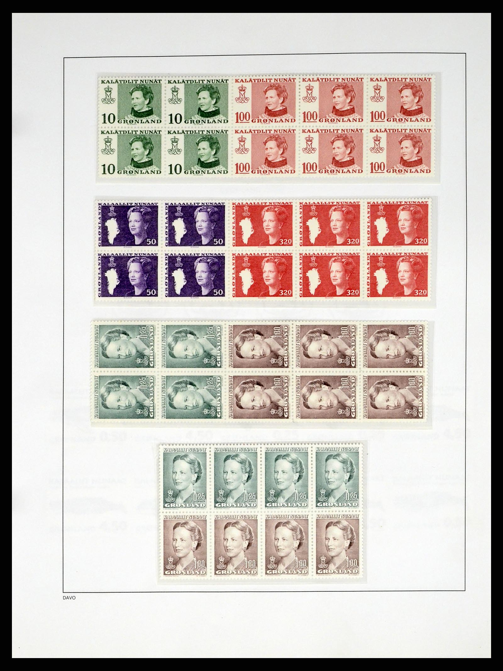 37315 162 - Postzegelverzameling 37315 Groenland 1938-2020!