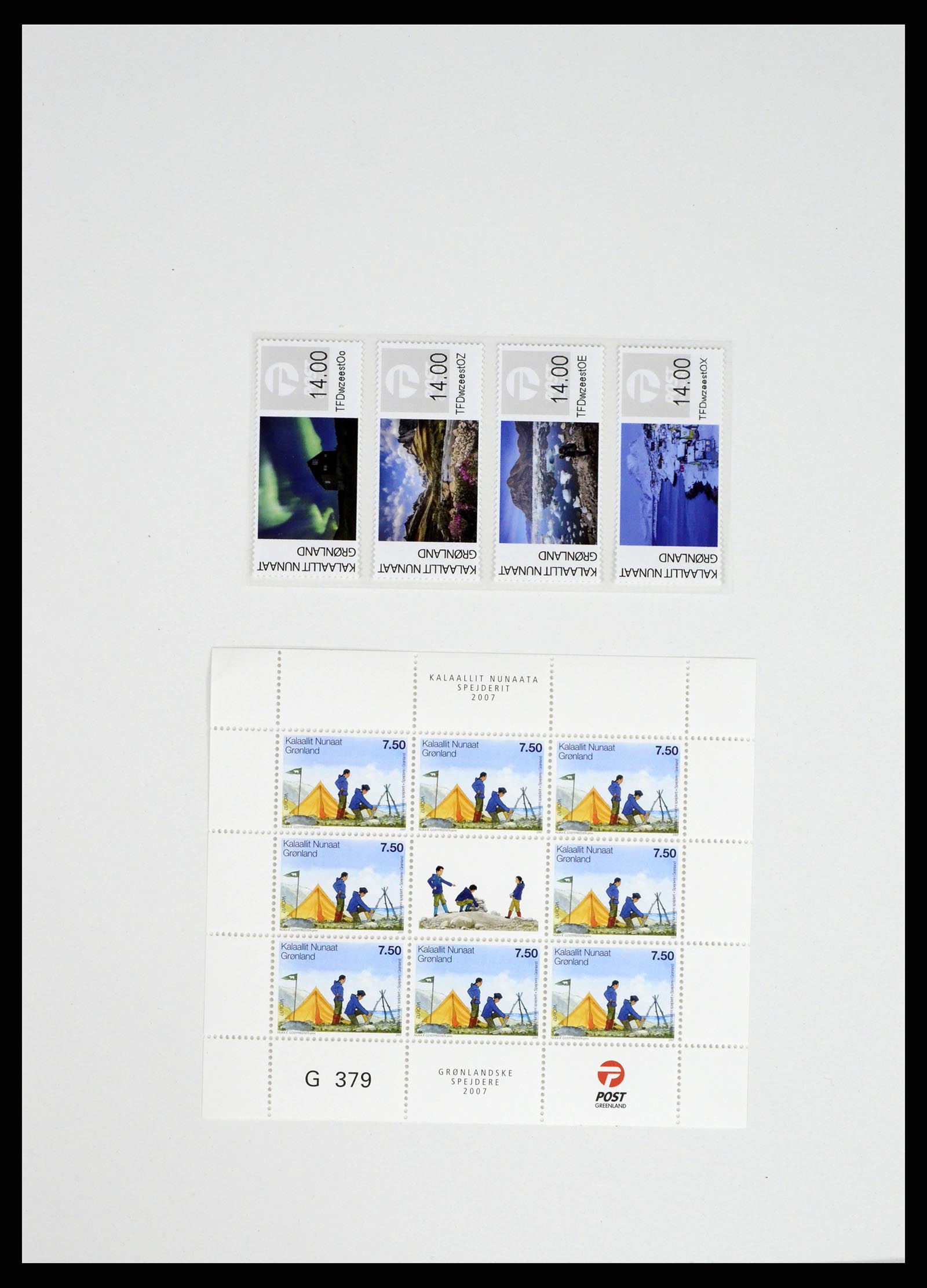 37315 185 - Postzegelverzameling 37315 Groenland 1938-2020!