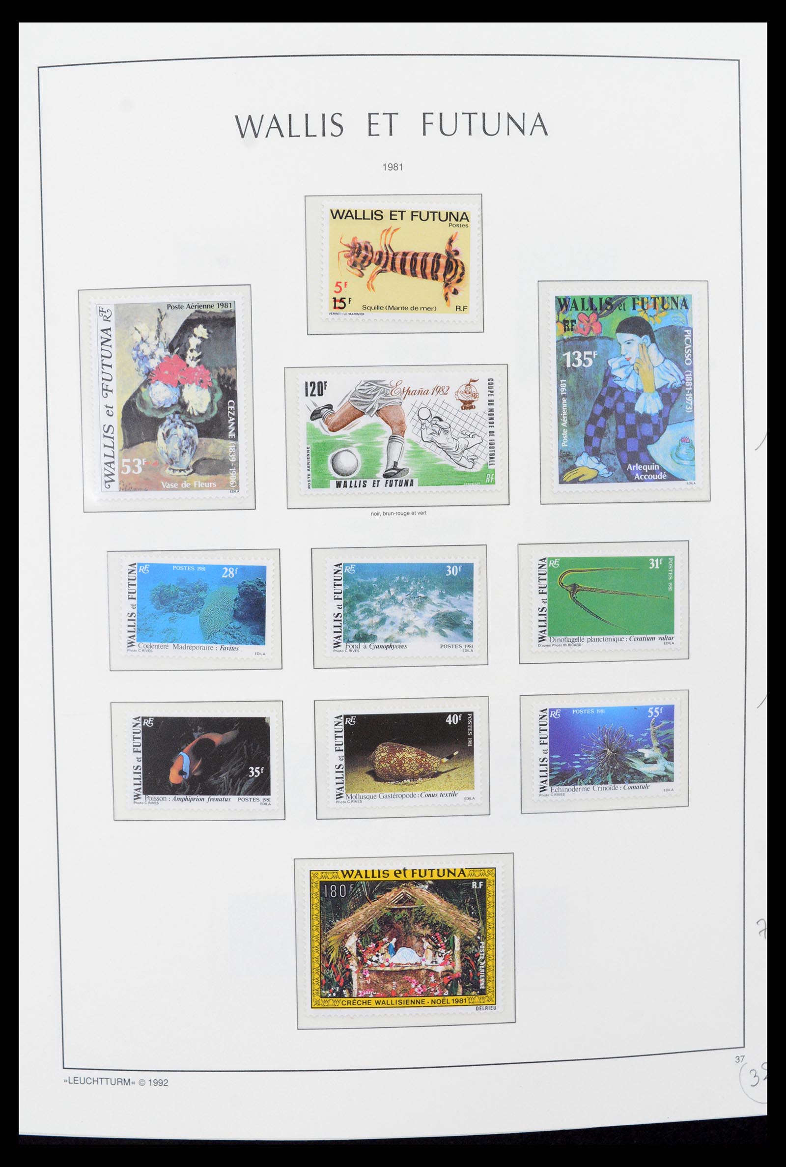 37316 004 - Stamp collection 37316 Wallis et Futuna 1980-2018!