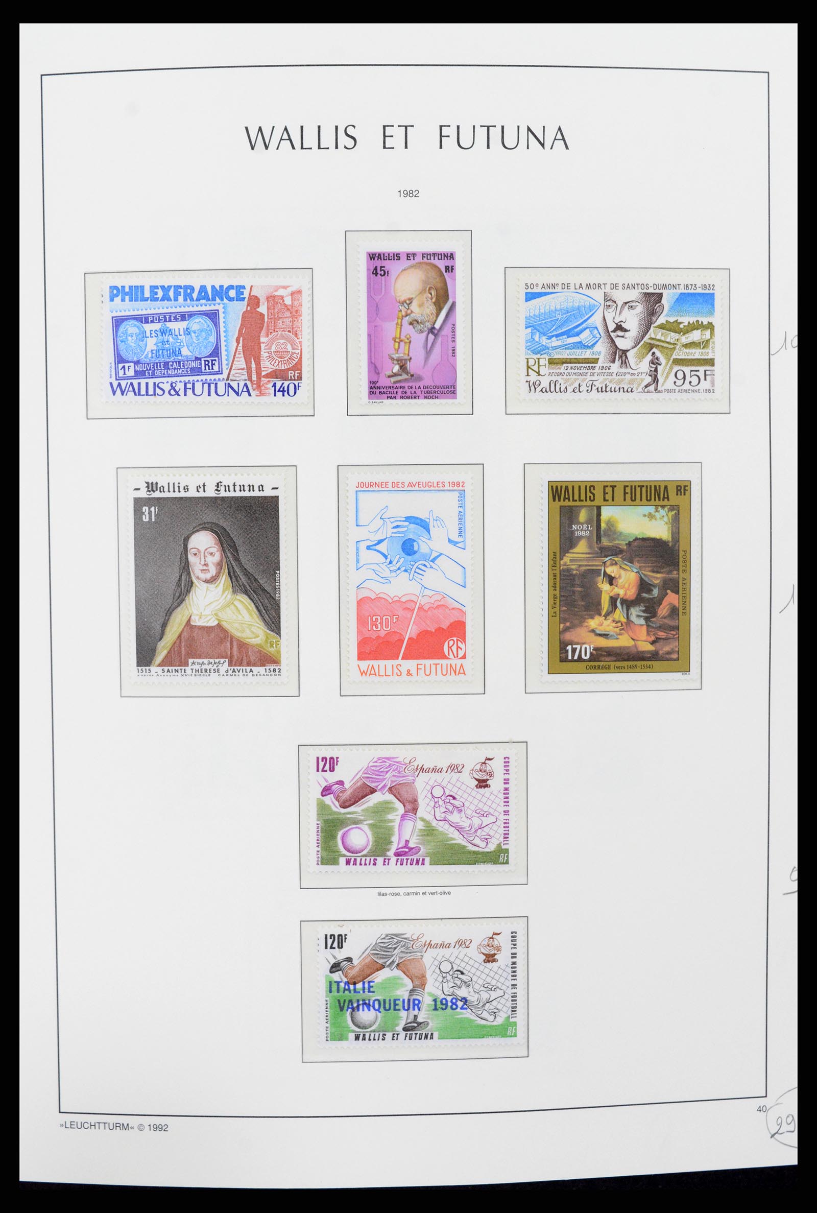 37316 007 - Stamp collection 37316 Wallis et Futuna 1980-2018!