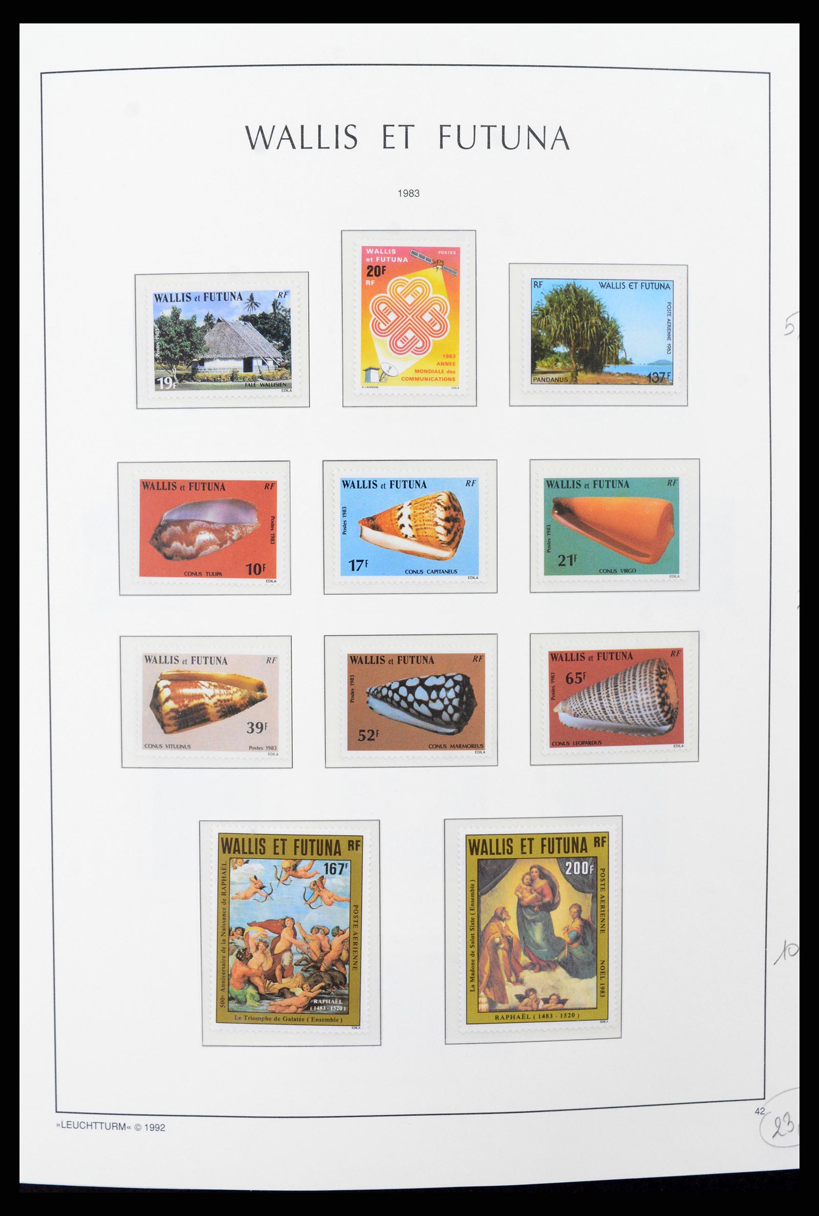 37316 009 - Stamp collection 37316 Wallis et Futuna 1980-2018!