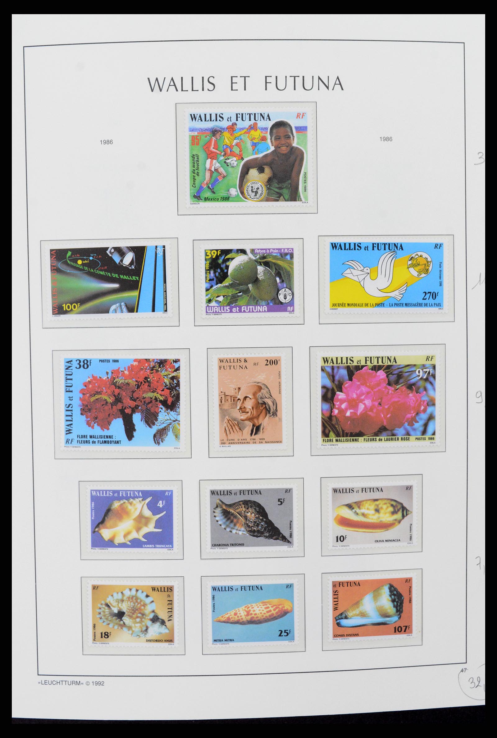 37316 014 - Stamp collection 37316 Wallis et Futuna 1980-2018!