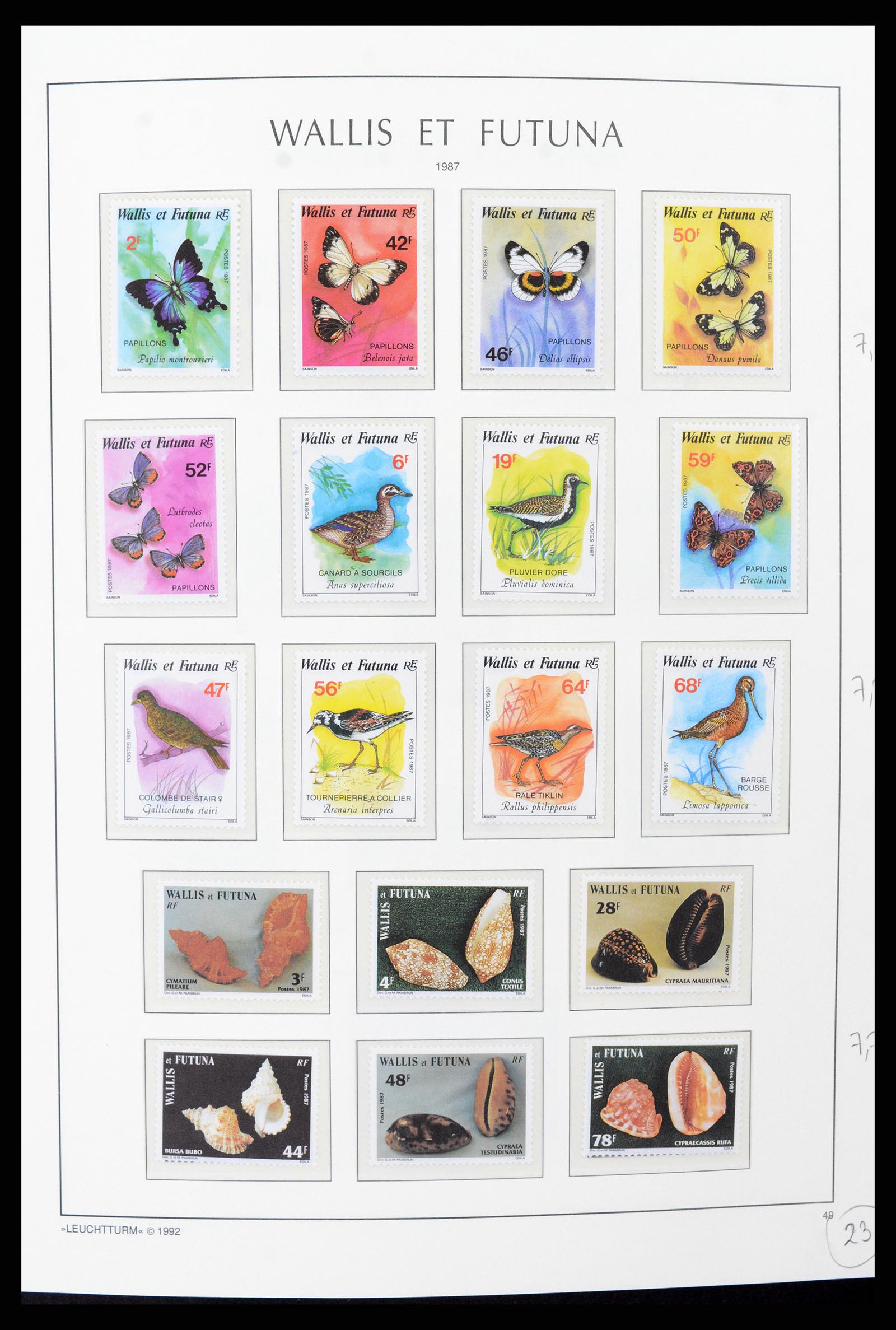 37316 016 - Stamp collection 37316 Wallis et Futuna 1980-2018!