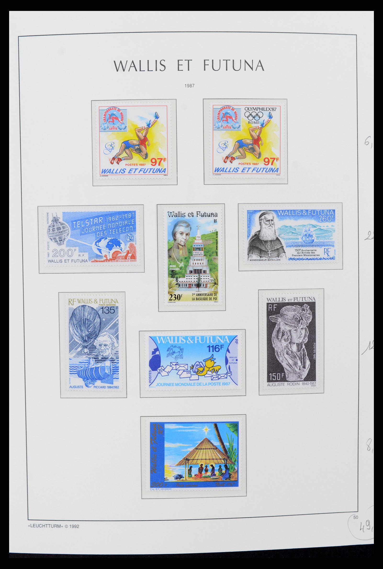 37316 017 - Stamp collection 37316 Wallis et Futuna 1980-2018!