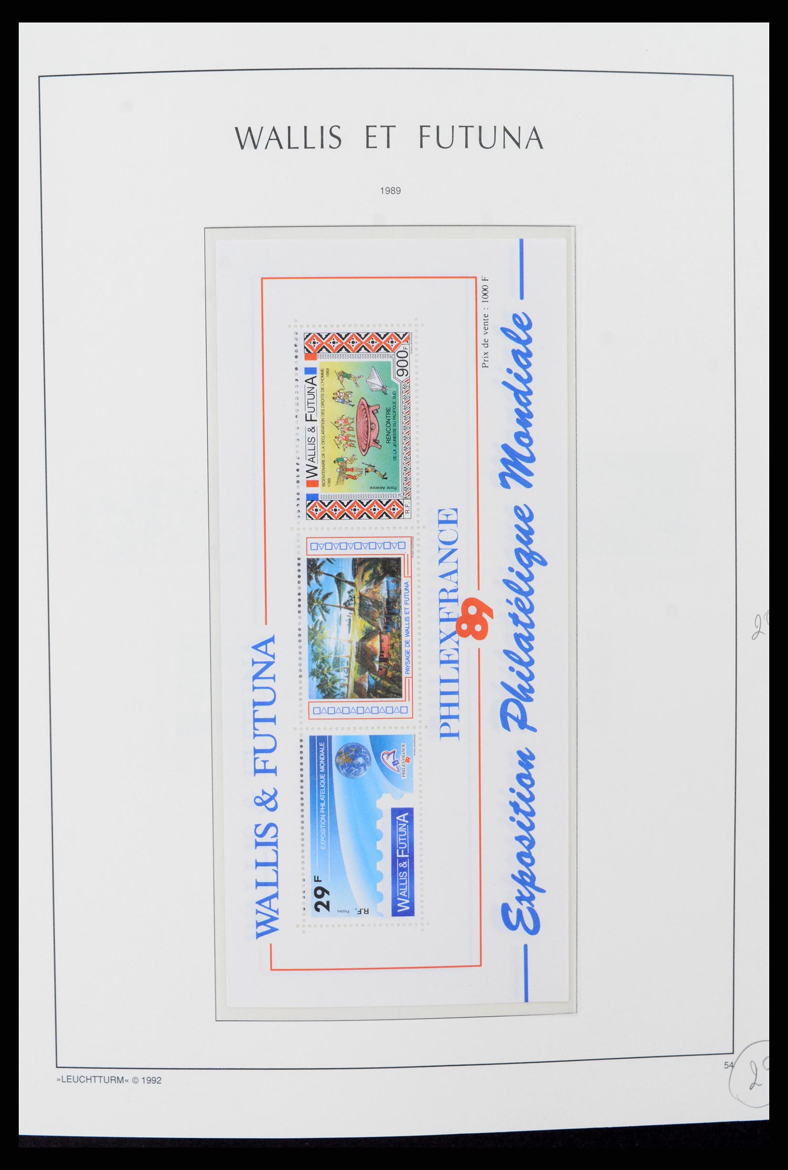 37316 021 - Stamp collection 37316 Wallis et Futuna 1980-2018!