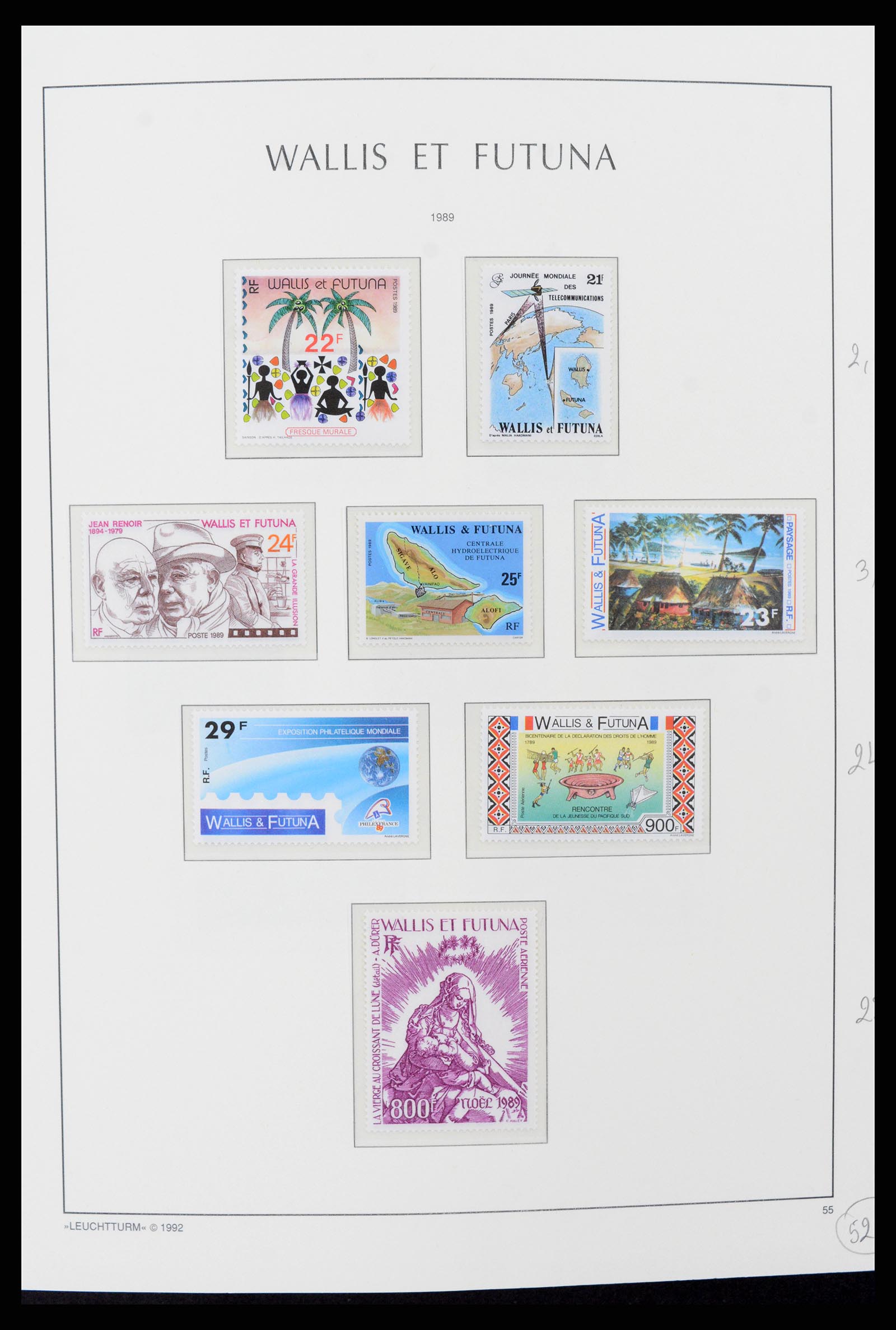 37316 022 - Stamp collection 37316 Wallis et Futuna 1980-2018!