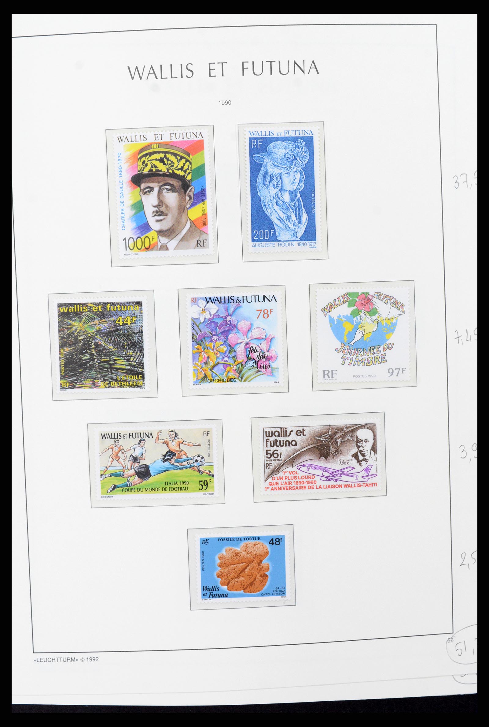 37316 023 - Stamp collection 37316 Wallis et Futuna 1980-2018!