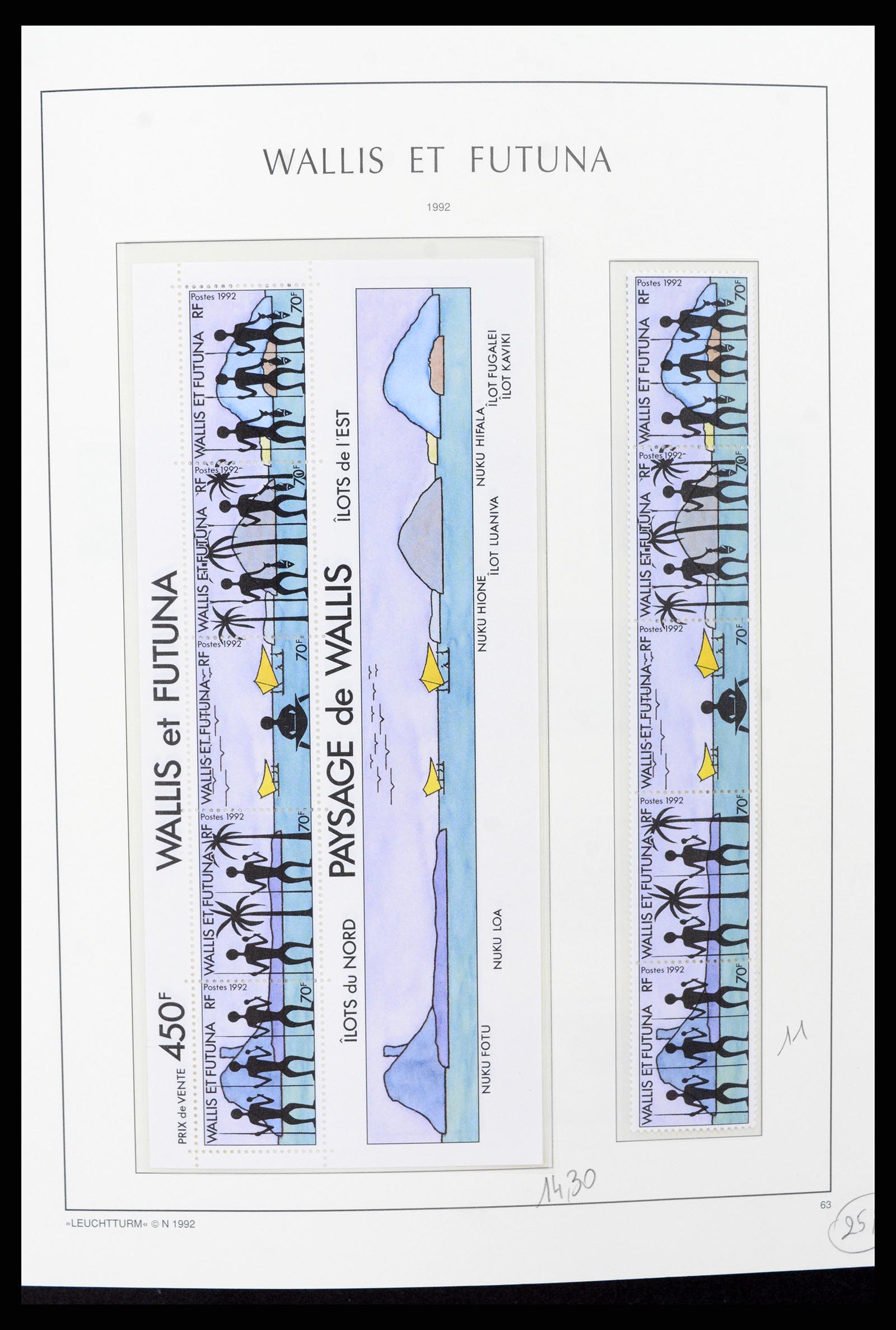 37316 030 - Postzegelverzameling 37316 Wallis et Futuna 1980-2018!