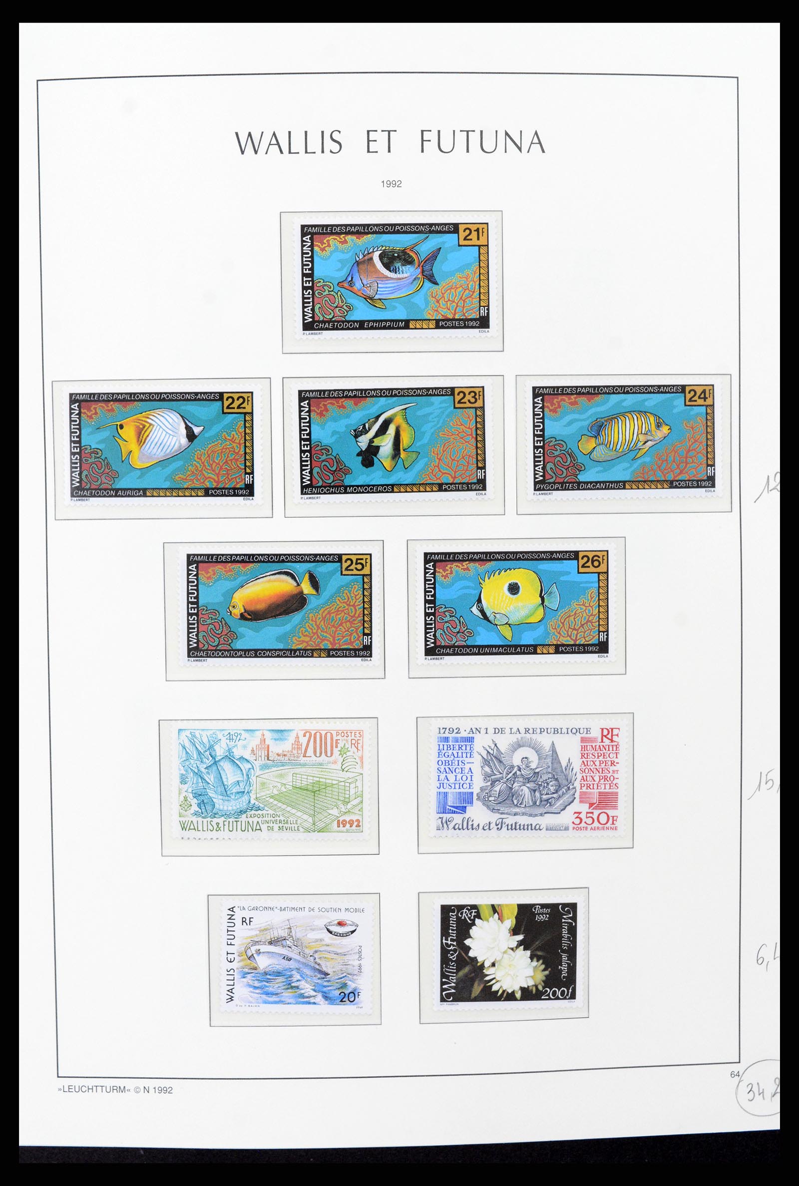37316 031 - Stamp collection 37316 Wallis et Futuna 1980-2018!