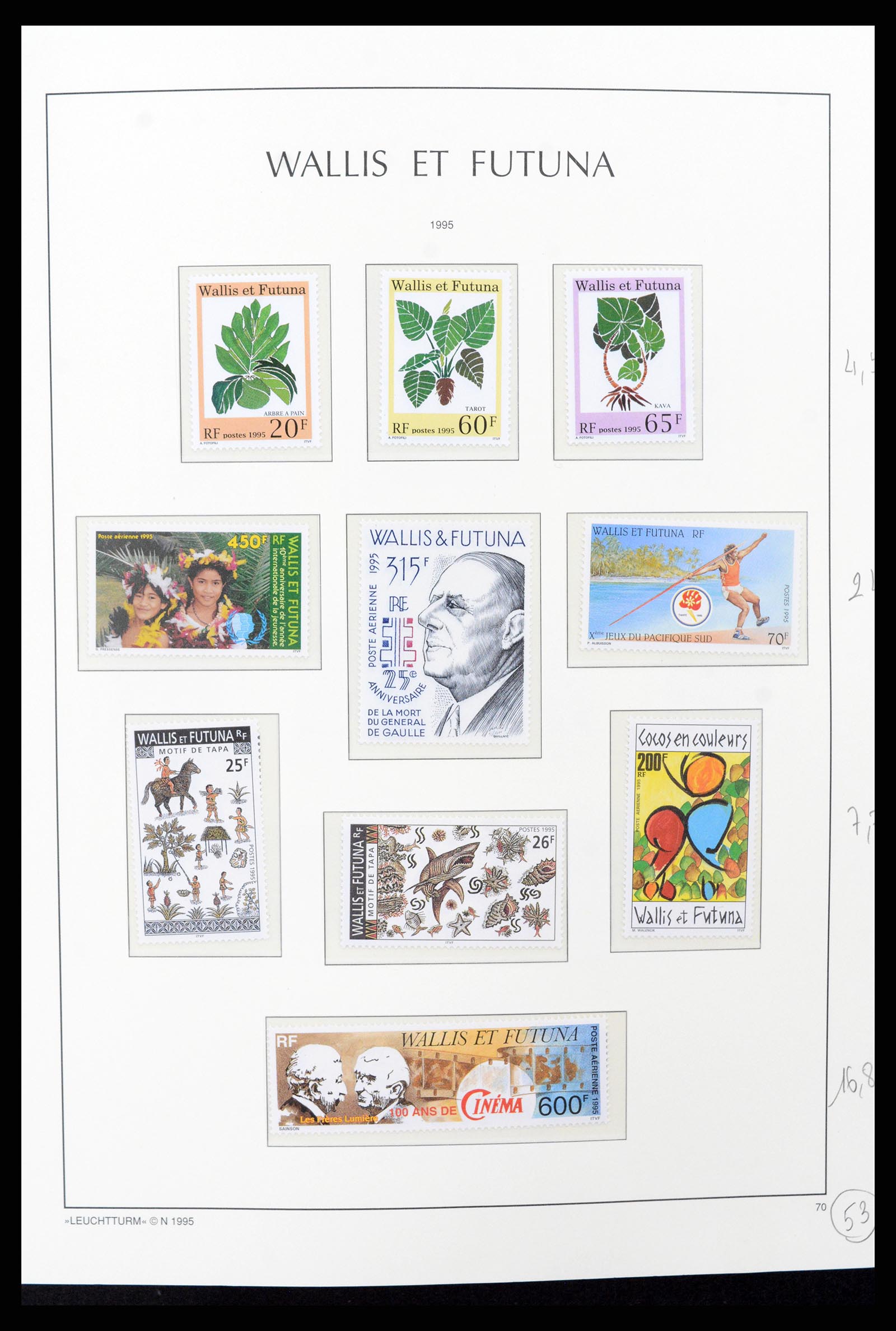 37316 037 - Postzegelverzameling 37316 Wallis et Futuna 1980-2018!