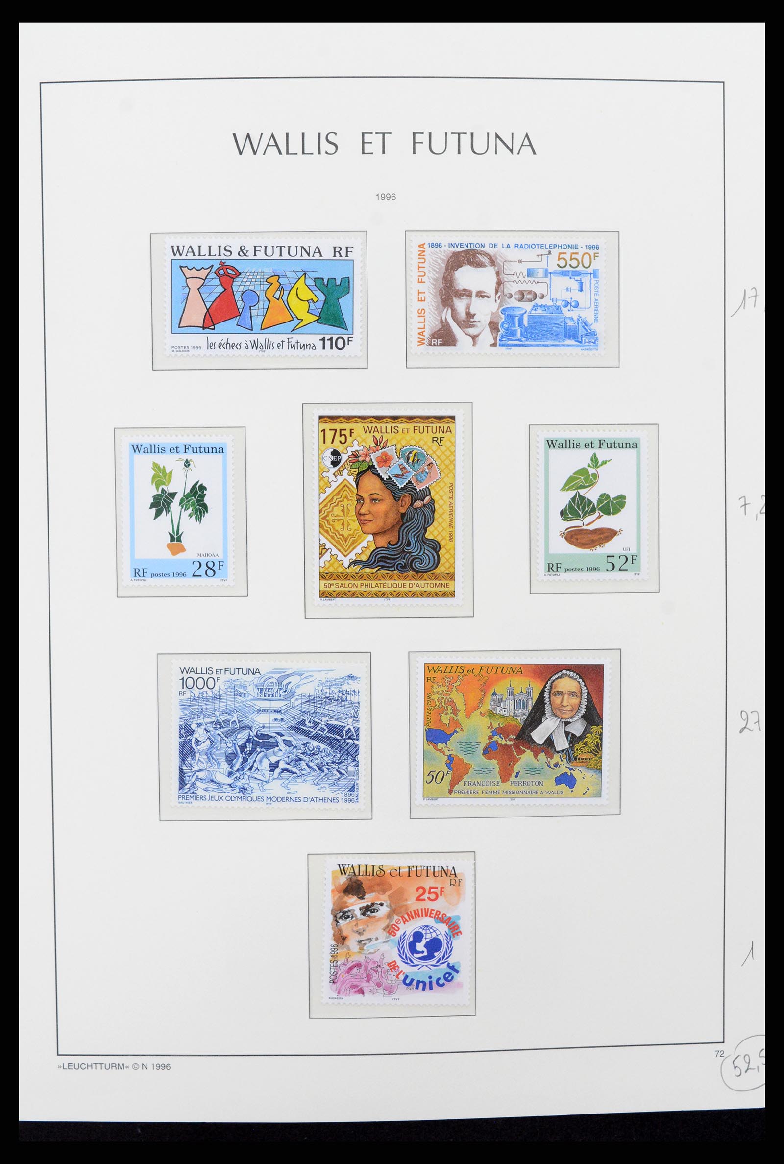 37316 039 - Stamp collection 37316 Wallis et Futuna 1980-2018!