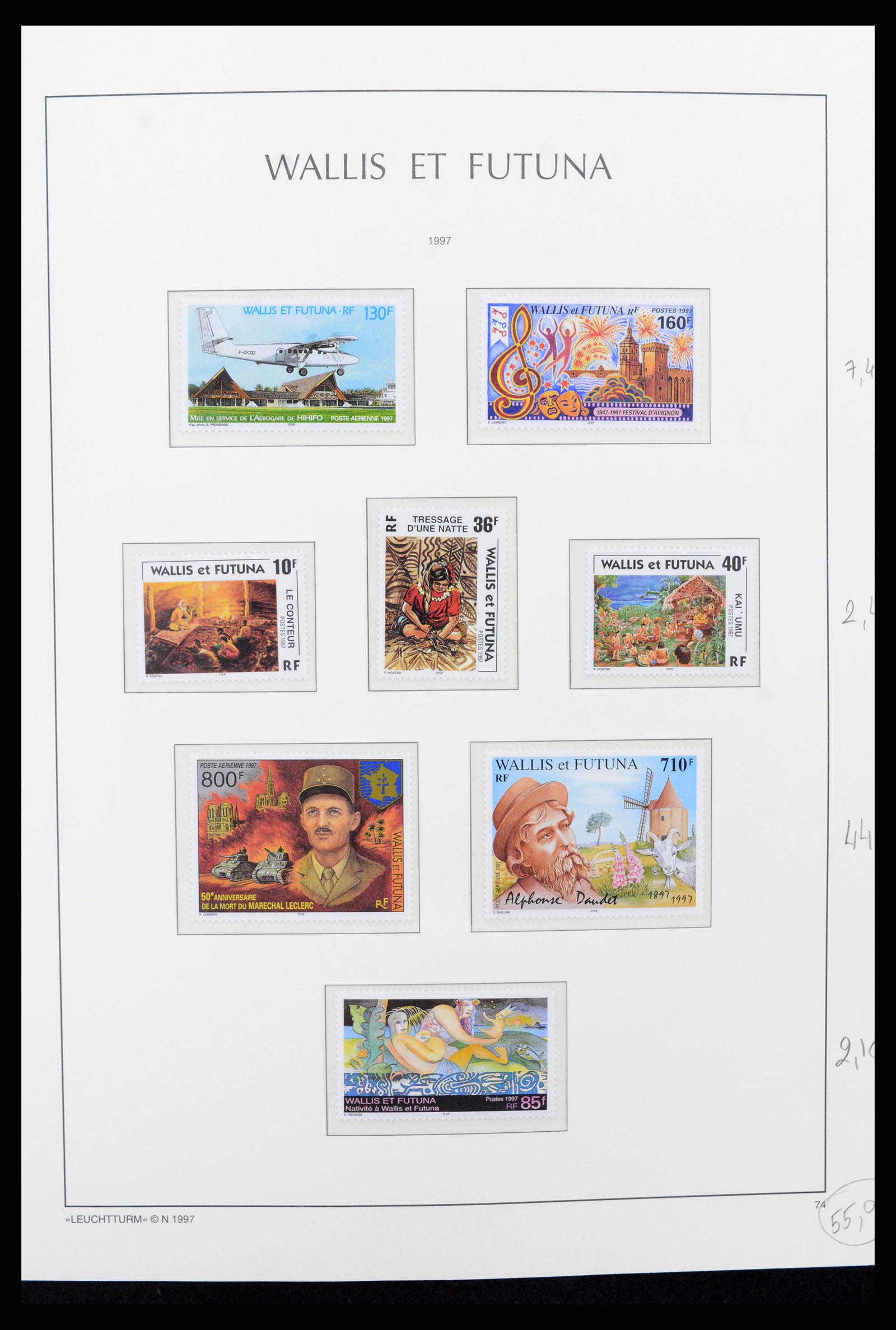 37316 041 - Stamp collection 37316 Wallis et Futuna 1980-2018!