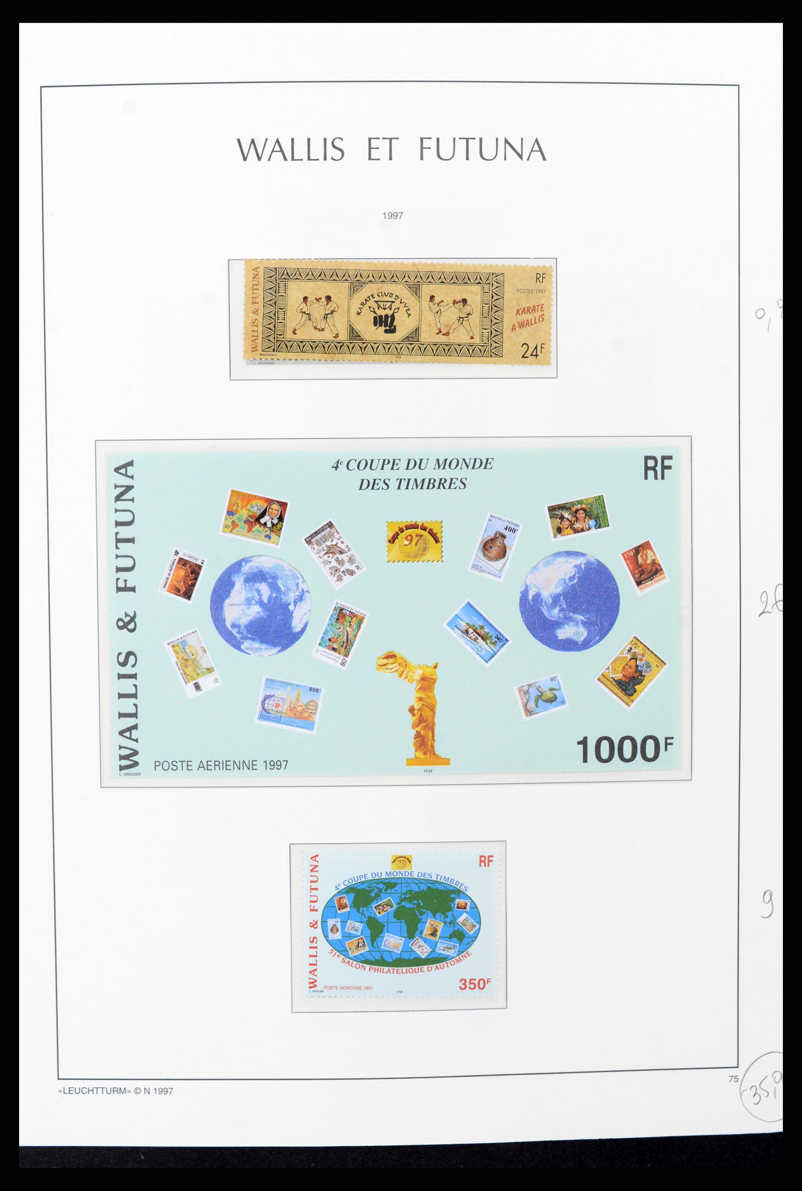 37316 042 - Stamp collection 37316 Wallis et Futuna 1980-2018!