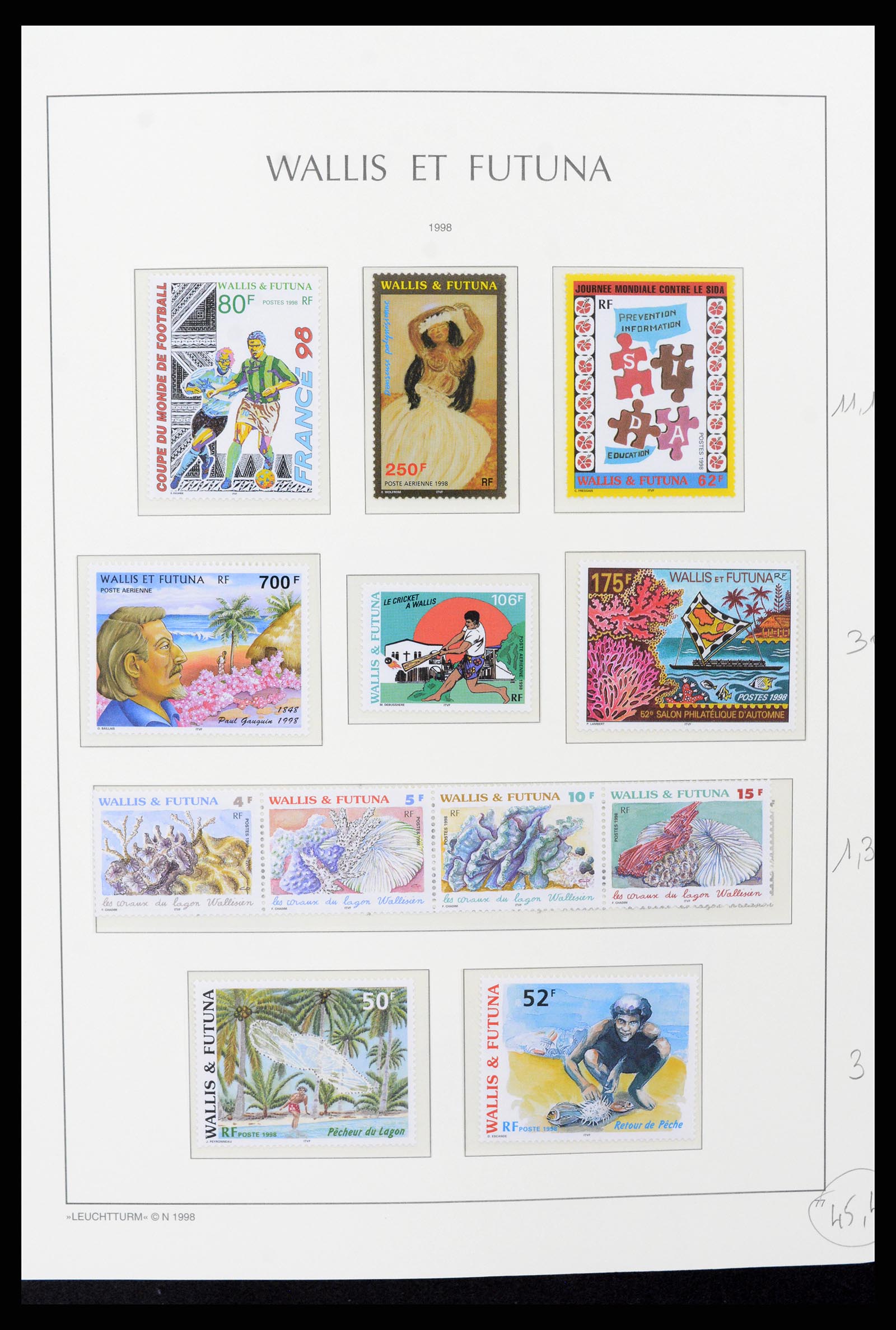 37316 044 - Stamp collection 37316 Wallis et Futuna 1980-2018!