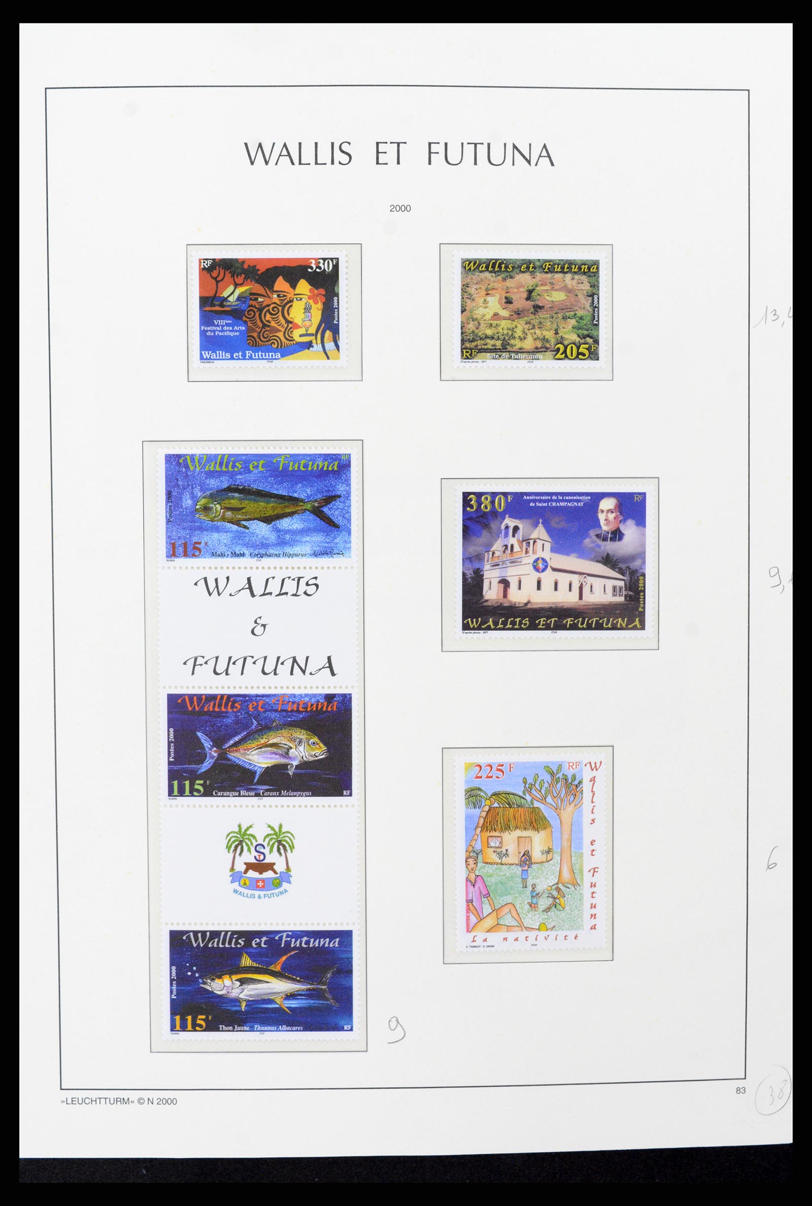 37316 050 - Postzegelverzameling 37316 Wallis et Futuna 1980-2018!