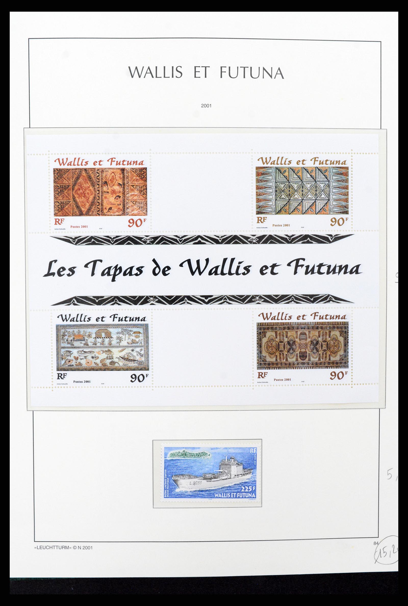 37316 051 - Stamp collection 37316 Wallis et Futuna 1980-2018!