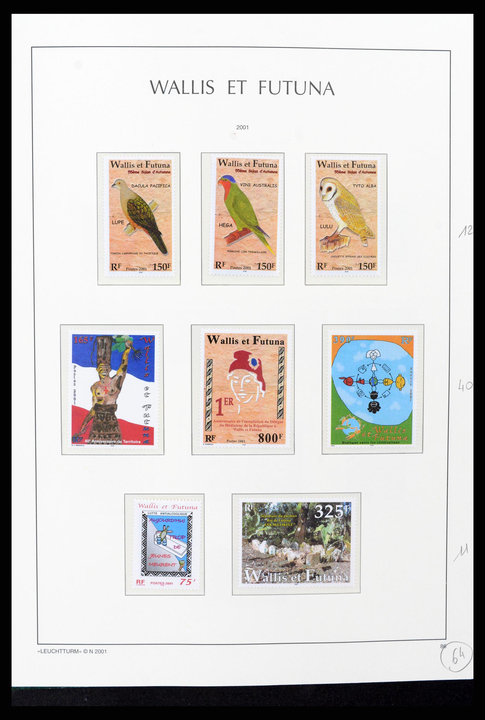 37316 053 - Postzegelverzameling 37316 Wallis et Futuna 1980-2018!