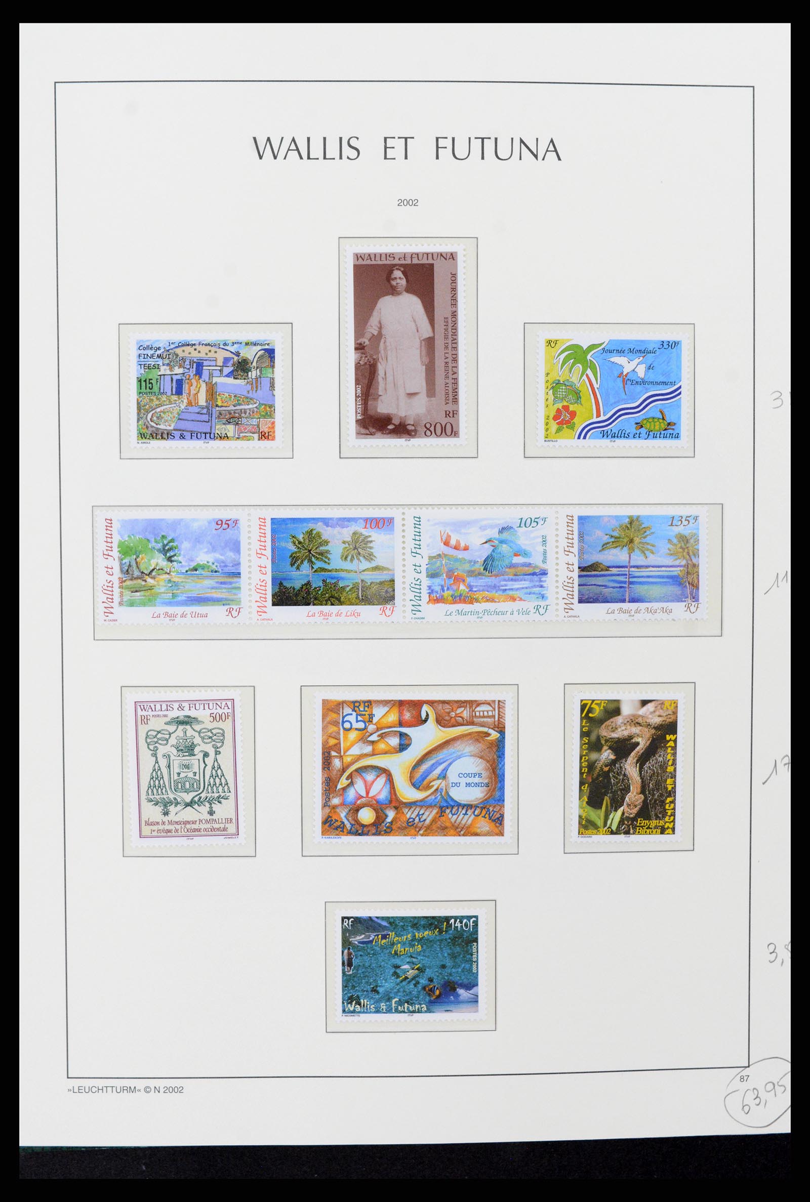 37316 054 - Stamp collection 37316 Wallis et Futuna 1980-2018!