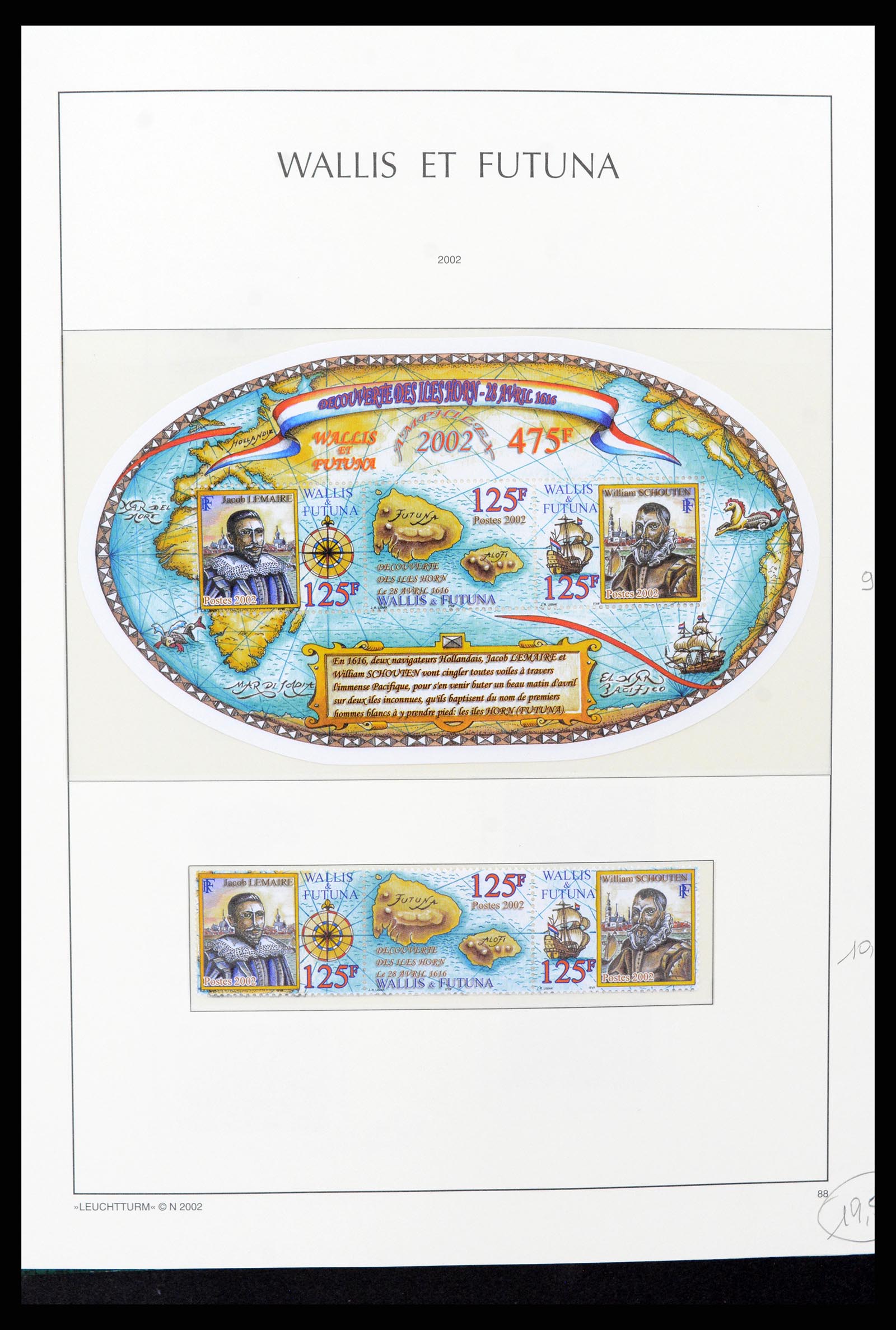 37316 055 - Stamp collection 37316 Wallis et Futuna 1980-2018!
