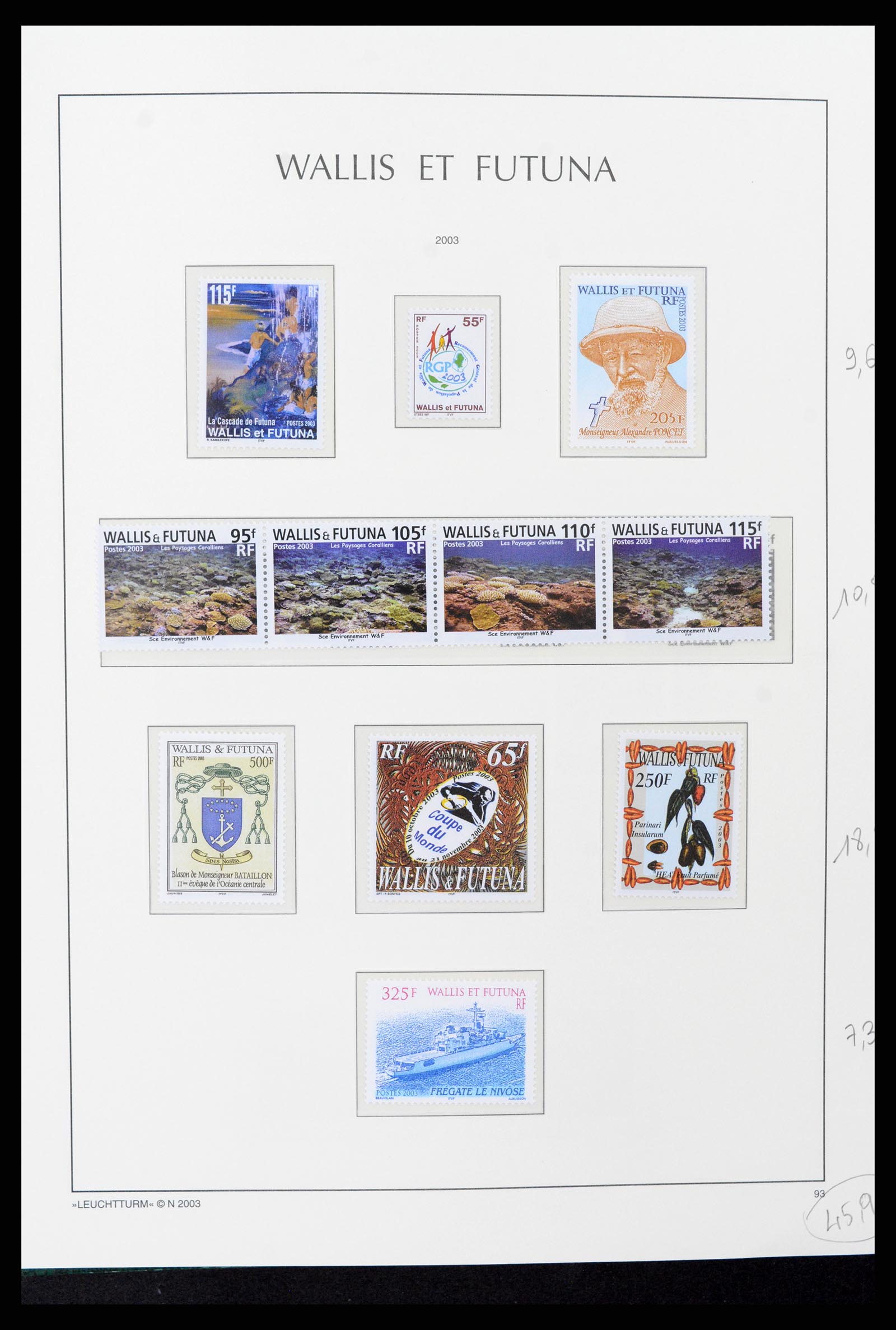 37316 060 - Stamp collection 37316 Wallis et Futuna 1980-2018!