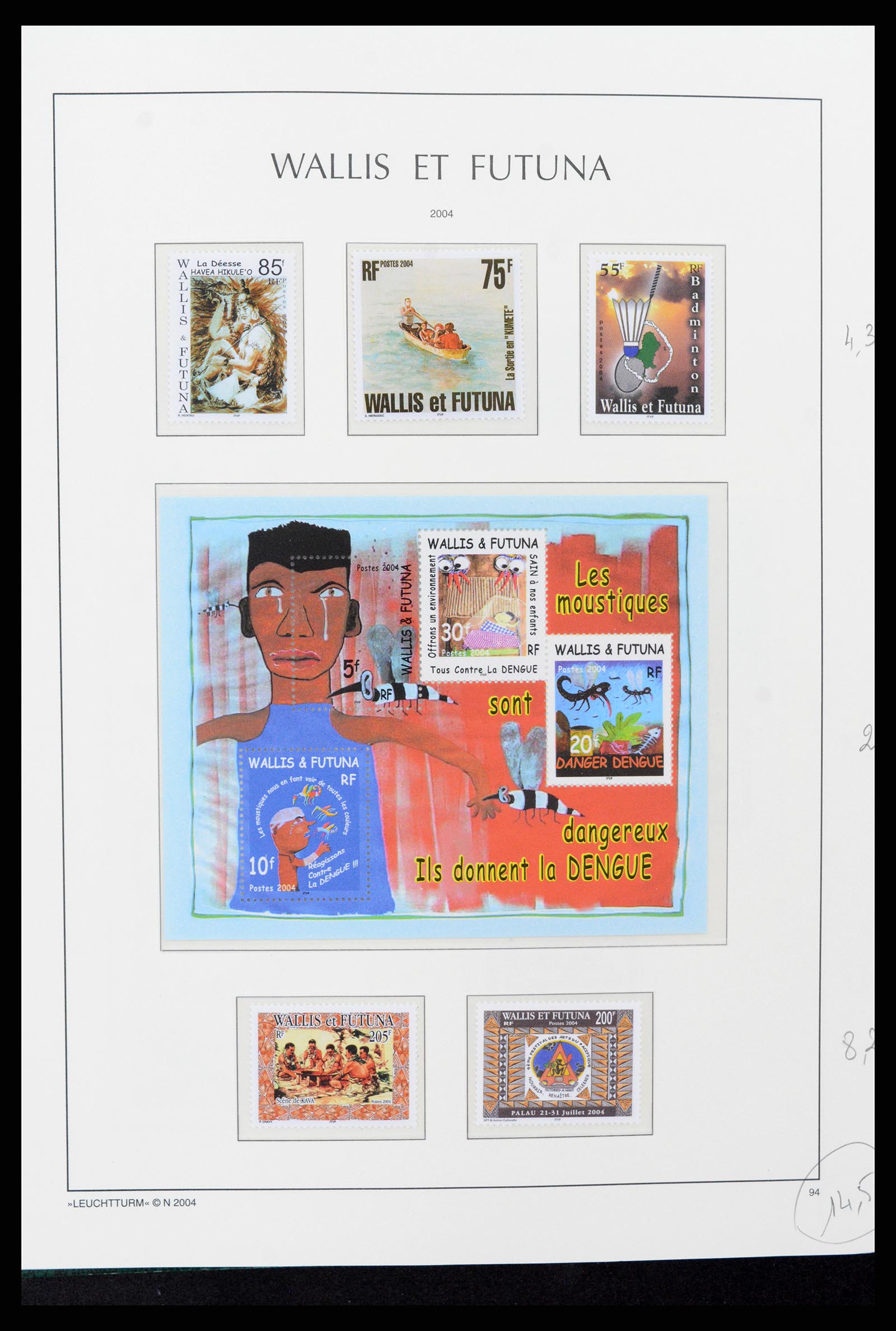 37316 061 - Stamp collection 37316 Wallis et Futuna 1980-2018!