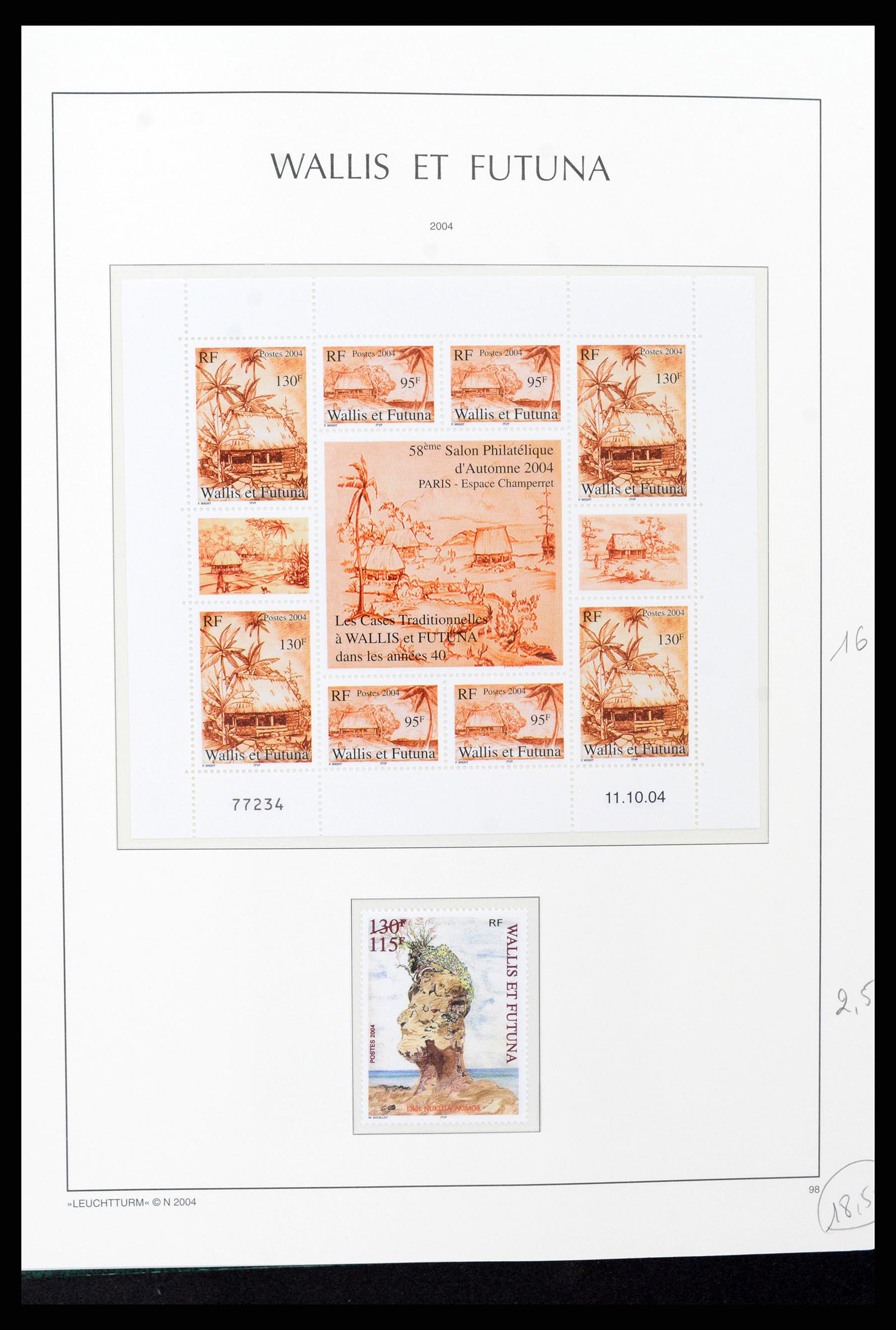 37316 065 - Stamp collection 37316 Wallis et Futuna 1980-2018!
