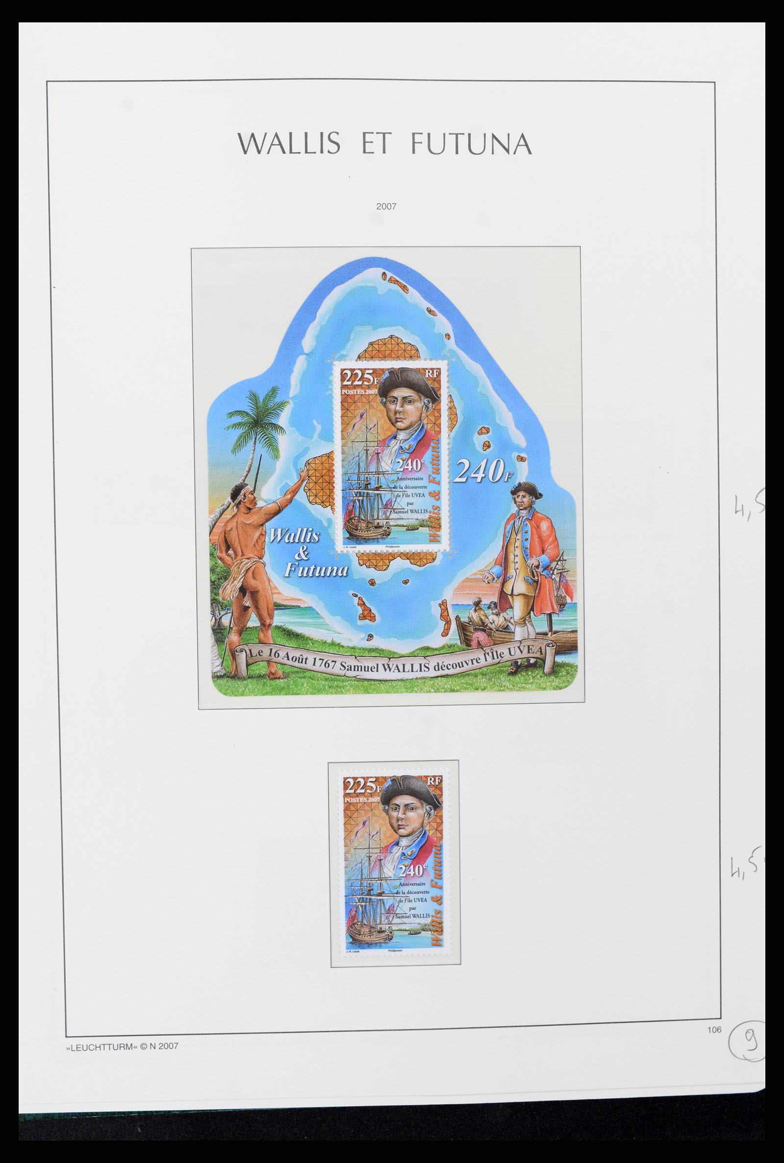 37316 073 - Stamp collection 37316 Wallis et Futuna 1980-2018!