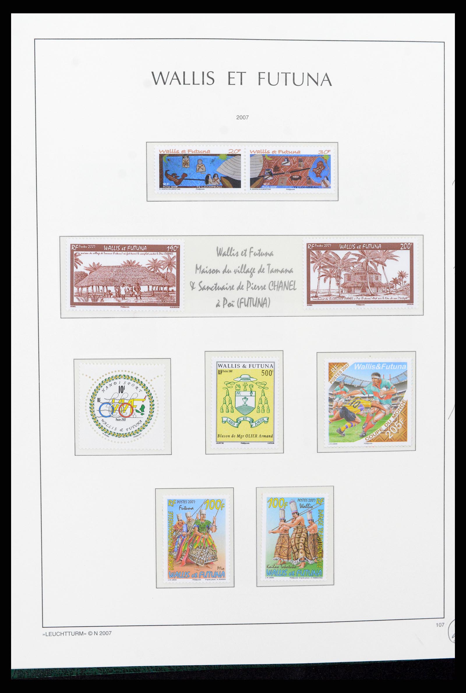 37316 074 - Stamp collection 37316 Wallis et Futuna 1980-2018!
