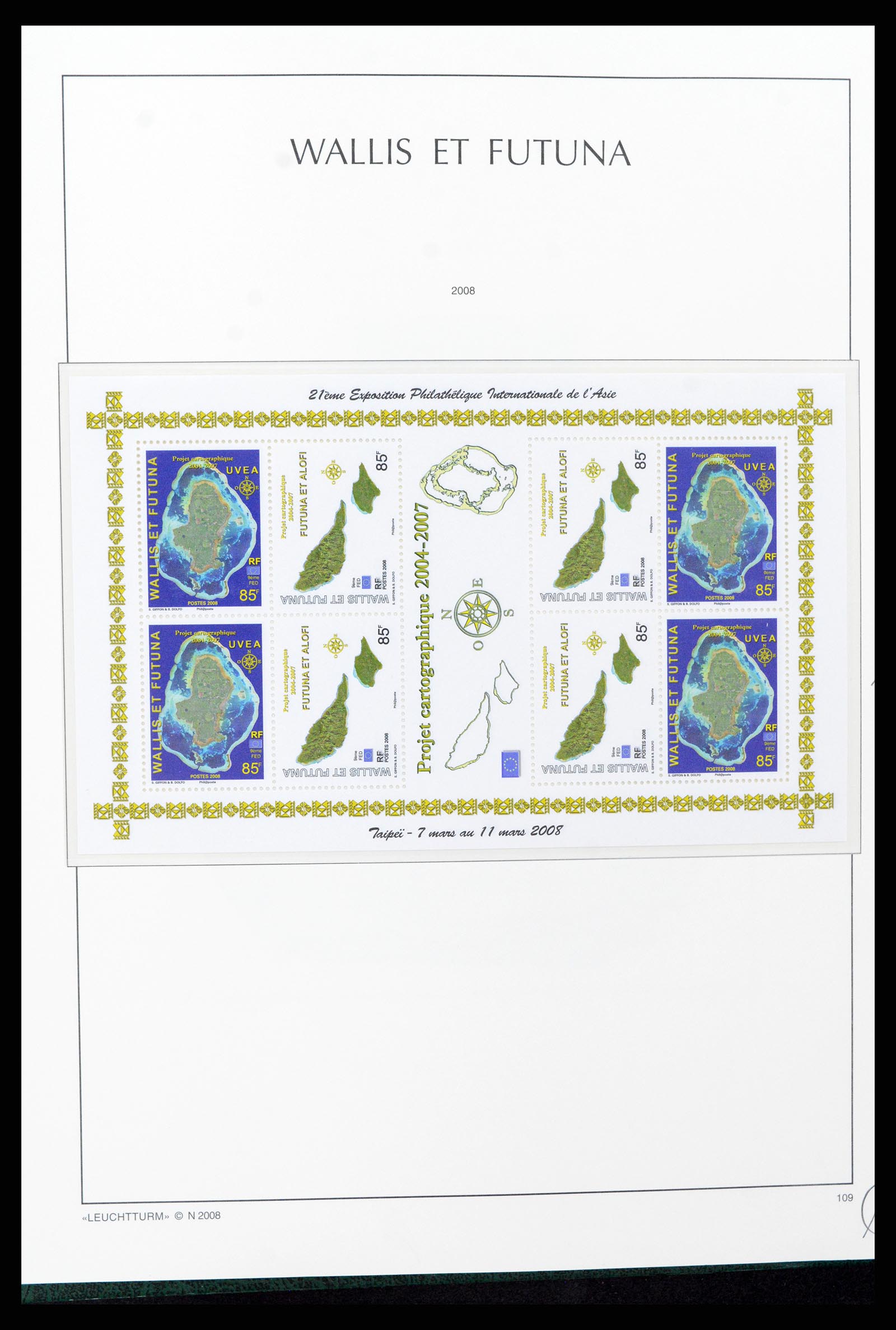 37316 076 - Stamp collection 37316 Wallis et Futuna 1980-2018!