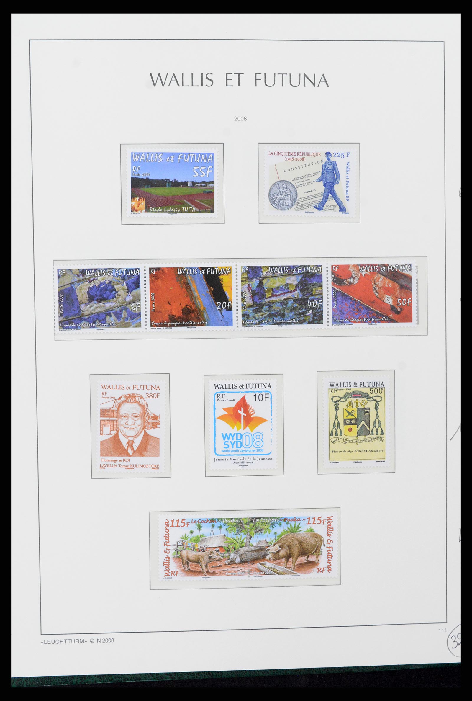 37316 078 - Stamp collection 37316 Wallis et Futuna 1980-2018!