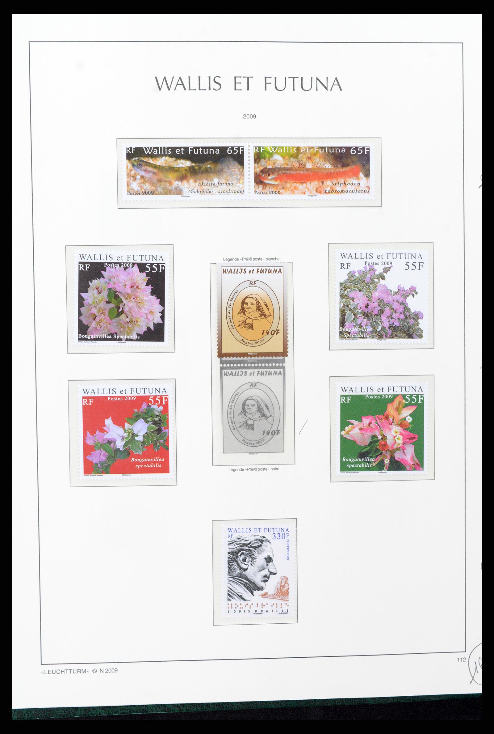 37316 079 - Stamp collection 37316 Wallis et Futuna 1980-2018!