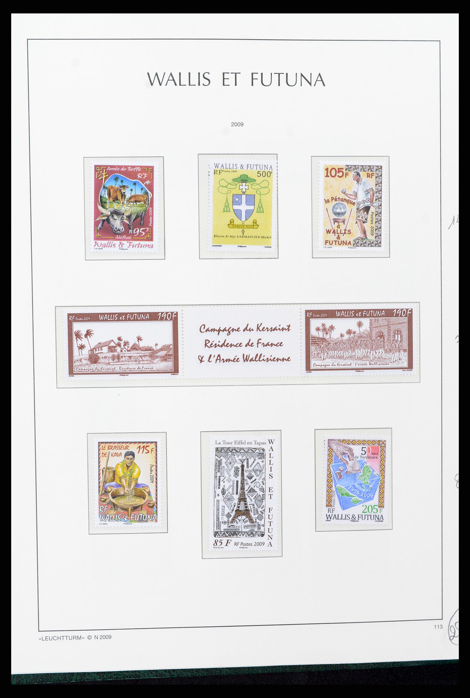 37316 080 - Stamp collection 37316 Wallis et Futuna 1980-2018!