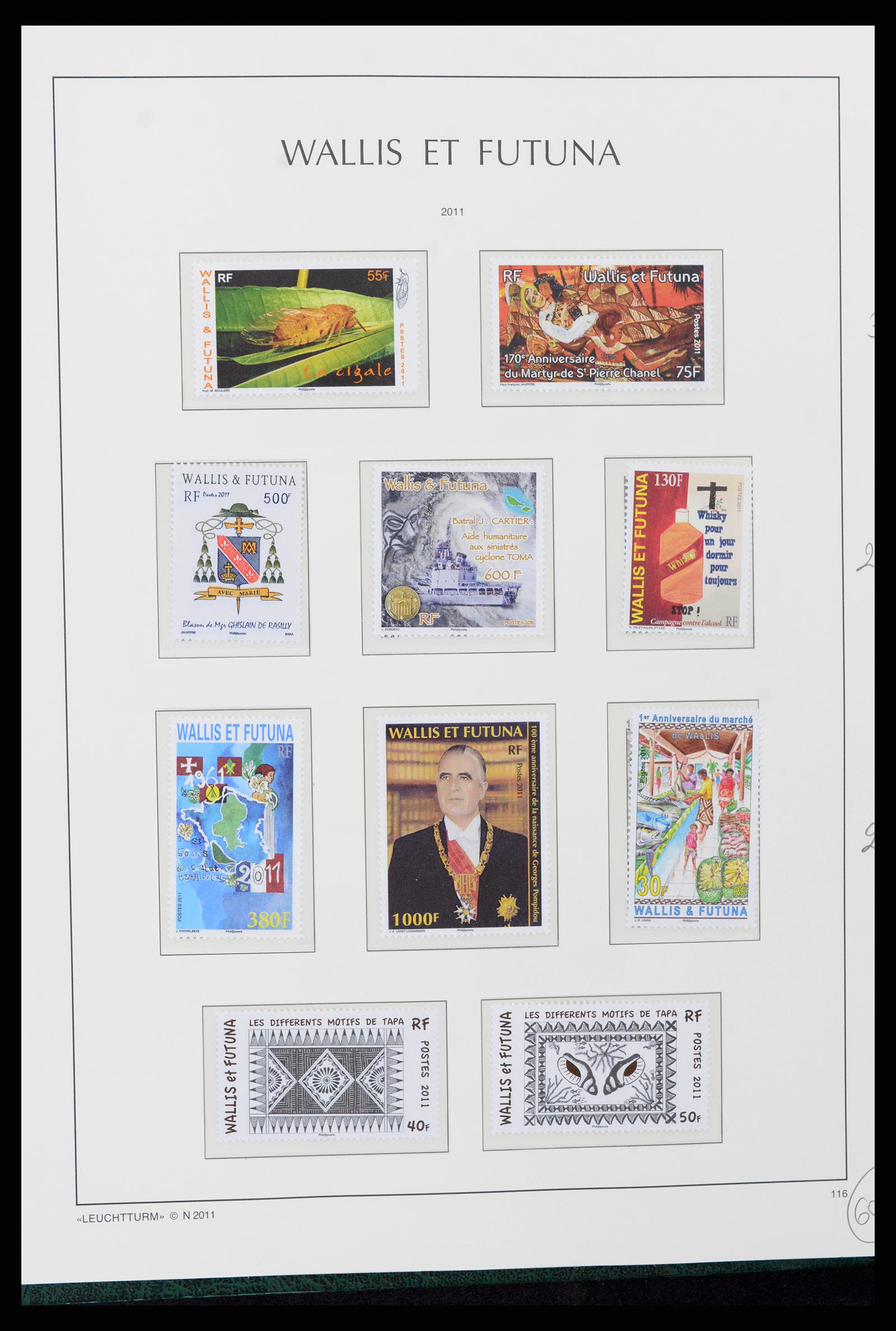 37316 083 - Stamp collection 37316 Wallis et Futuna 1980-2018!
