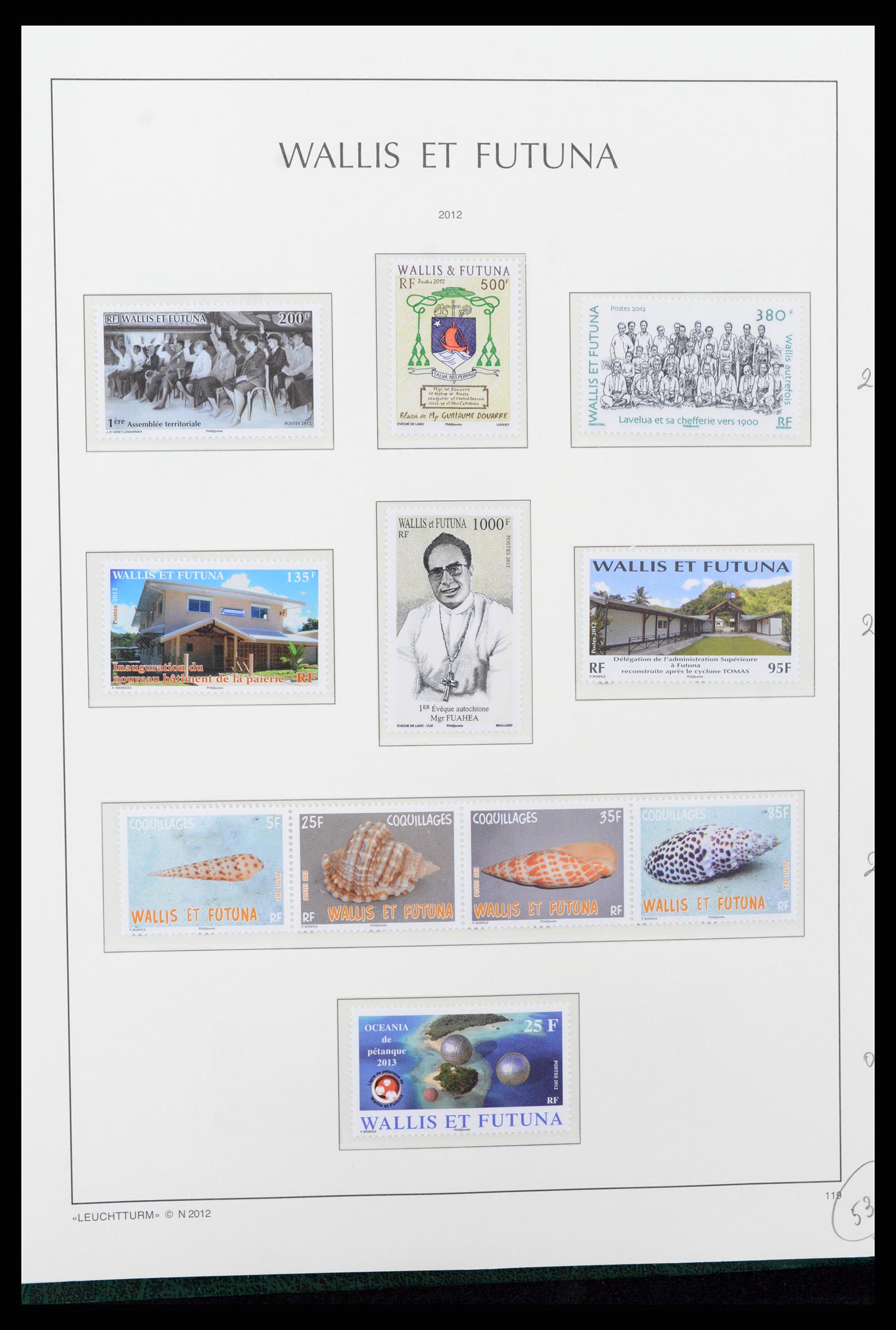 37316 086 - Stamp collection 37316 Wallis et Futuna 1980-2018!