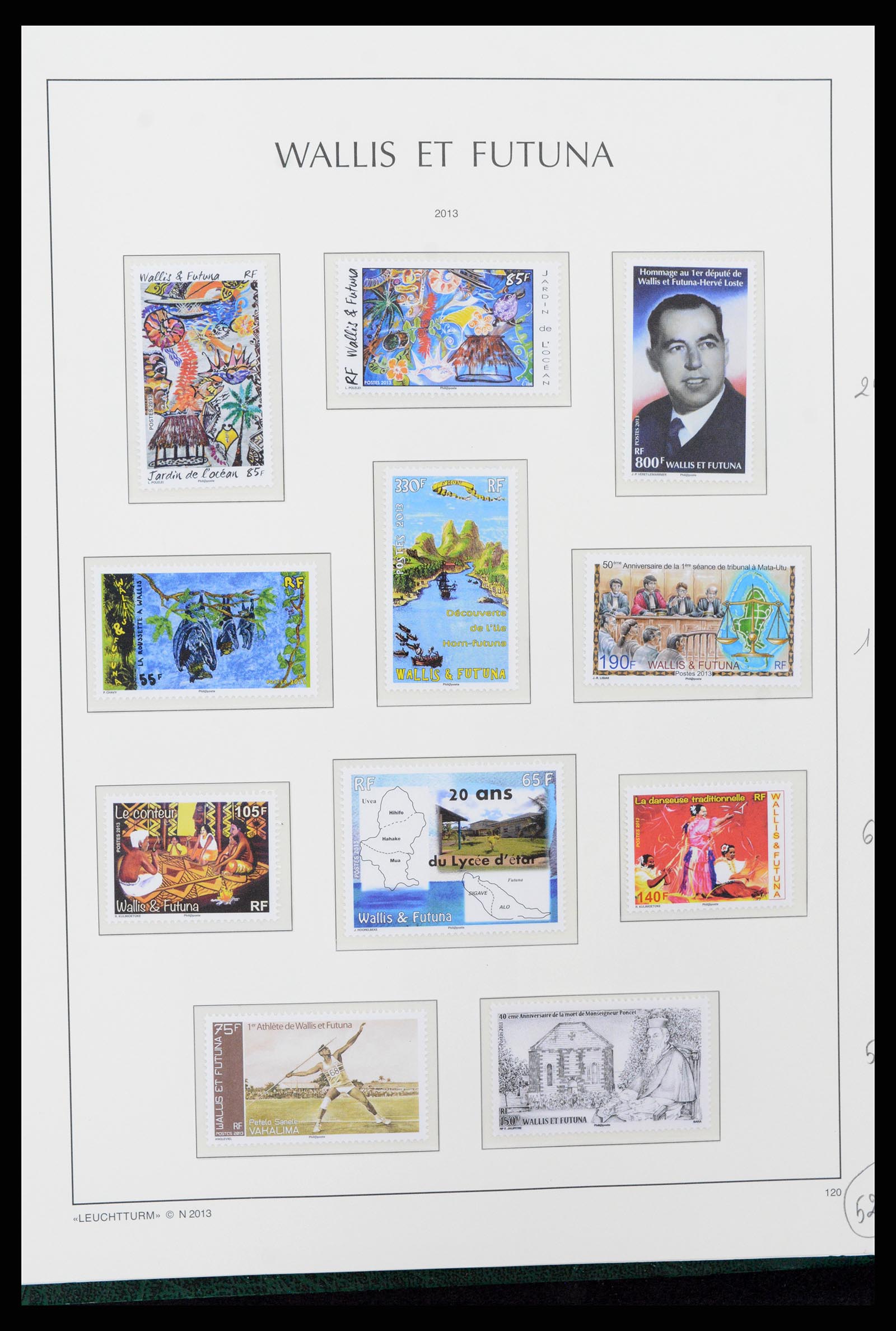 37316 087 - Stamp collection 37316 Wallis et Futuna 1980-2018!