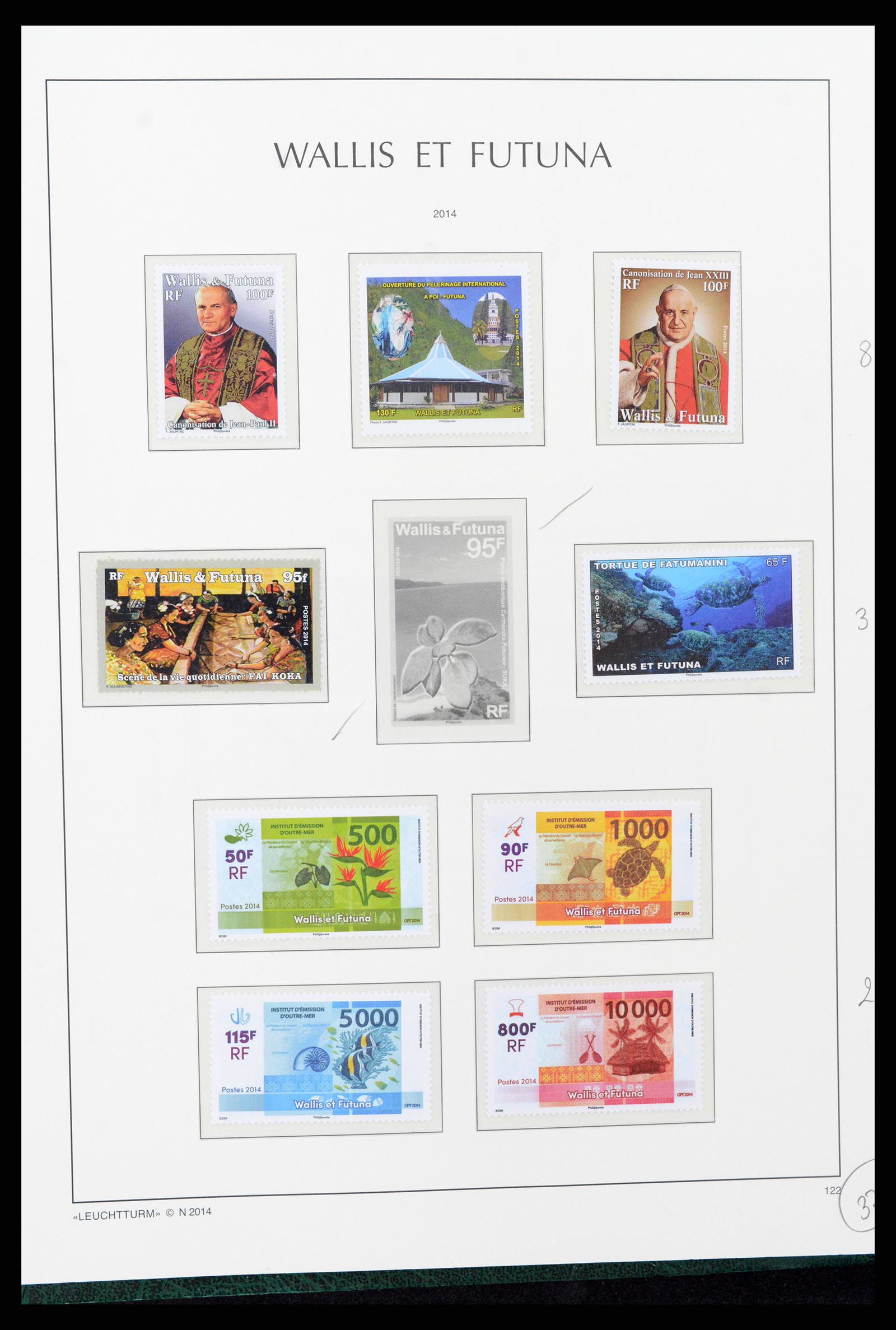37316 089 - Stamp collection 37316 Wallis et Futuna 1980-2018!