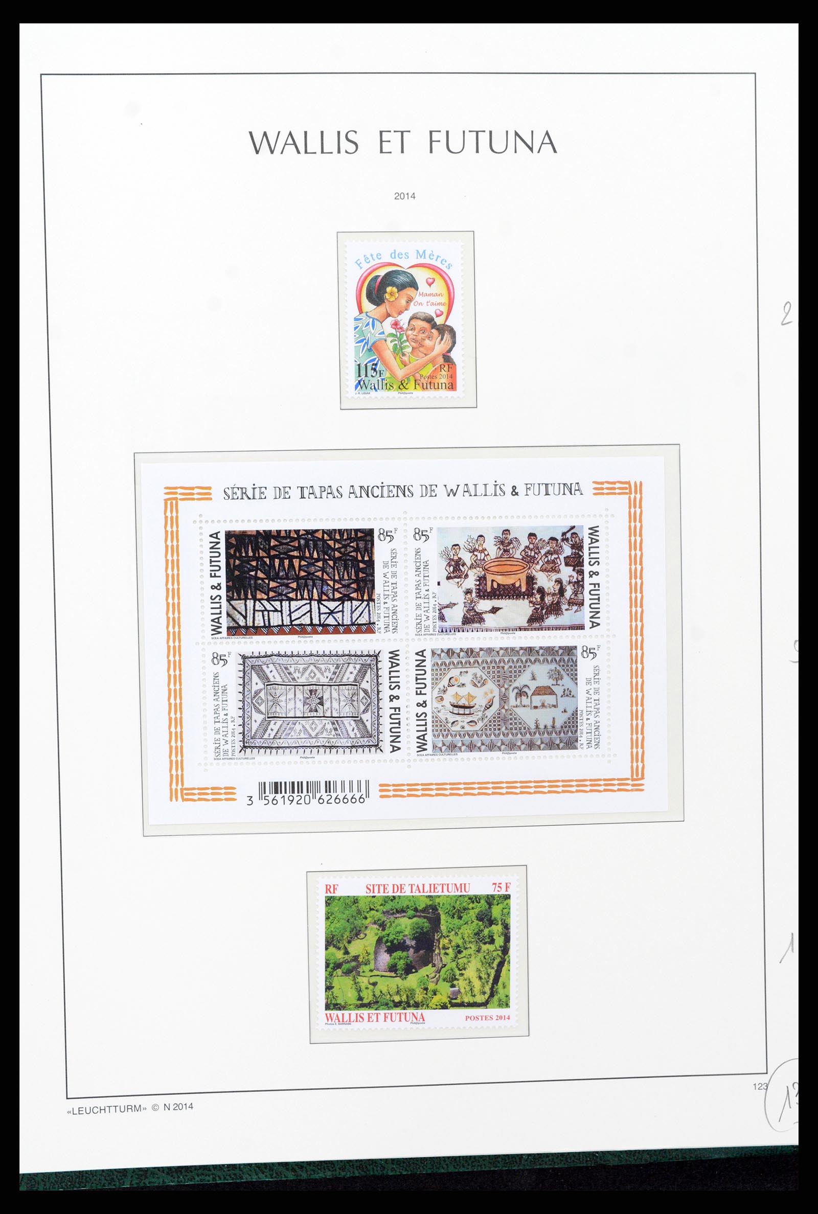37316 090 - Stamp collection 37316 Wallis et Futuna 1980-2018!