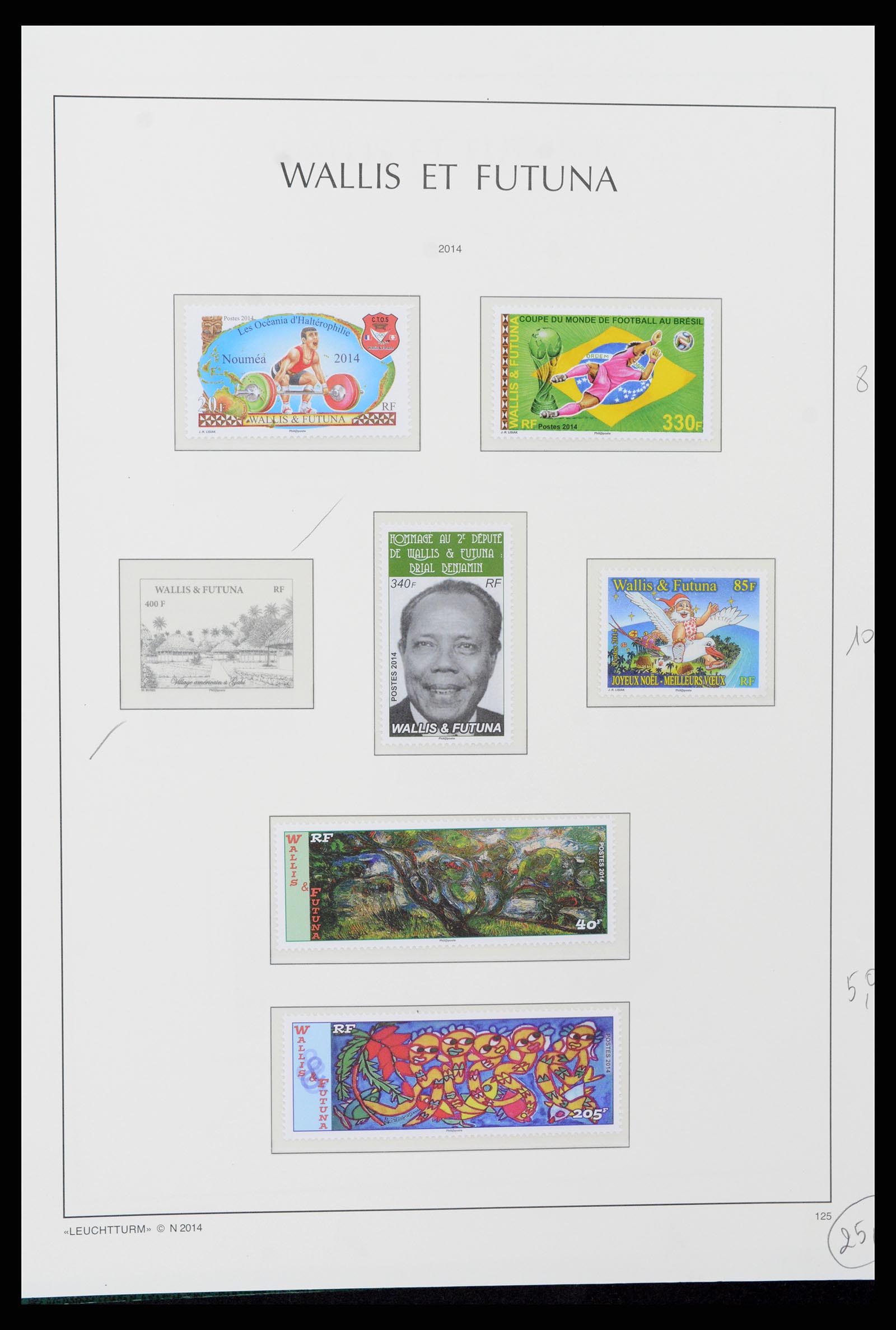 37316 092 - Stamp collection 37316 Wallis et Futuna 1980-2018!