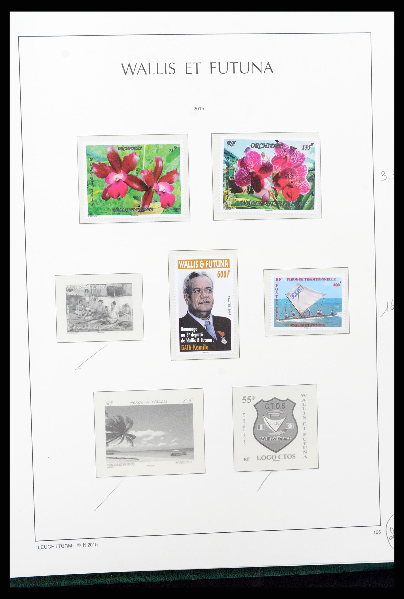 37316 093 - Stamp collection 37316 Wallis et Futuna 1980-2018!