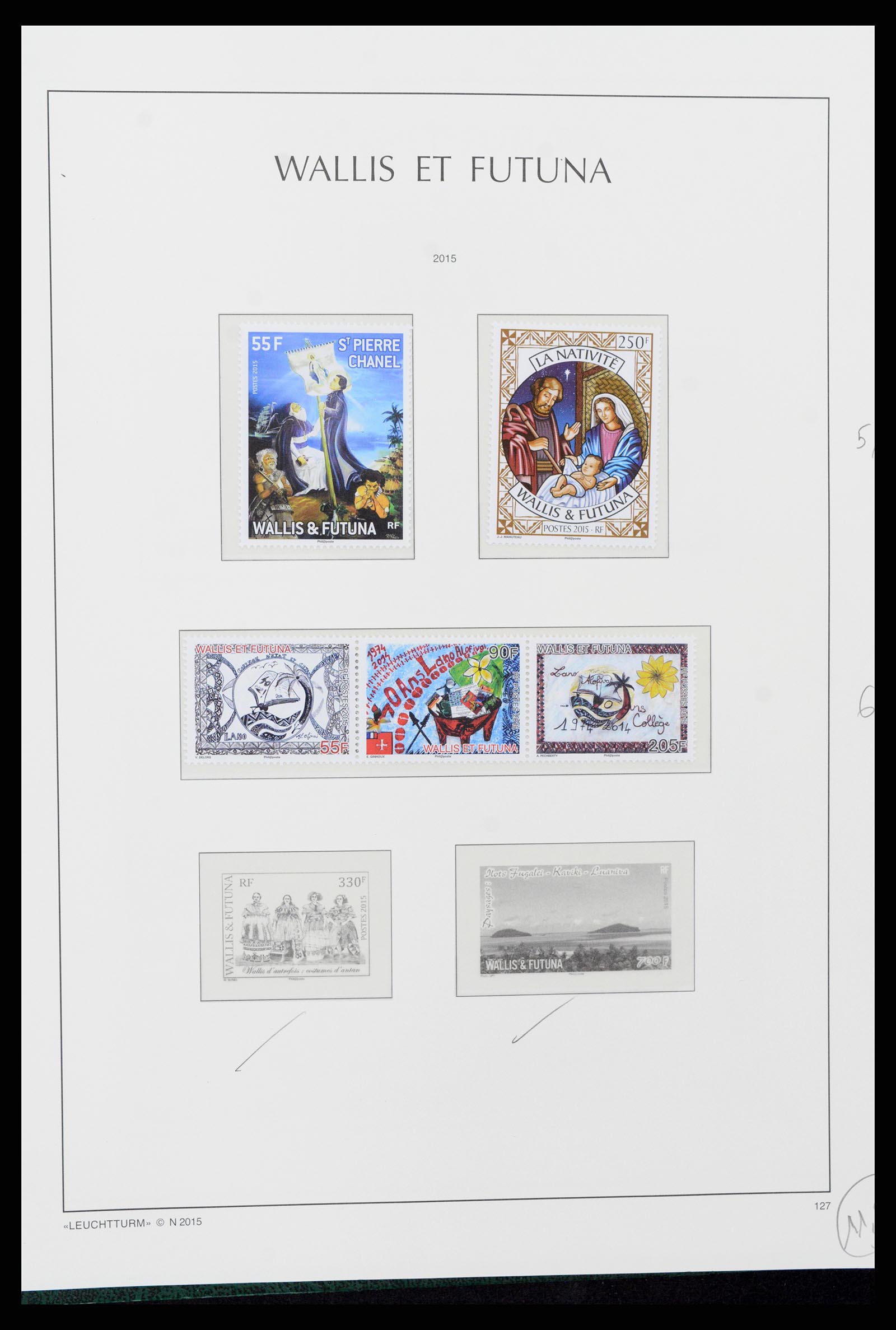 37316 094 - Stamp collection 37316 Wallis et Futuna 1980-2018!