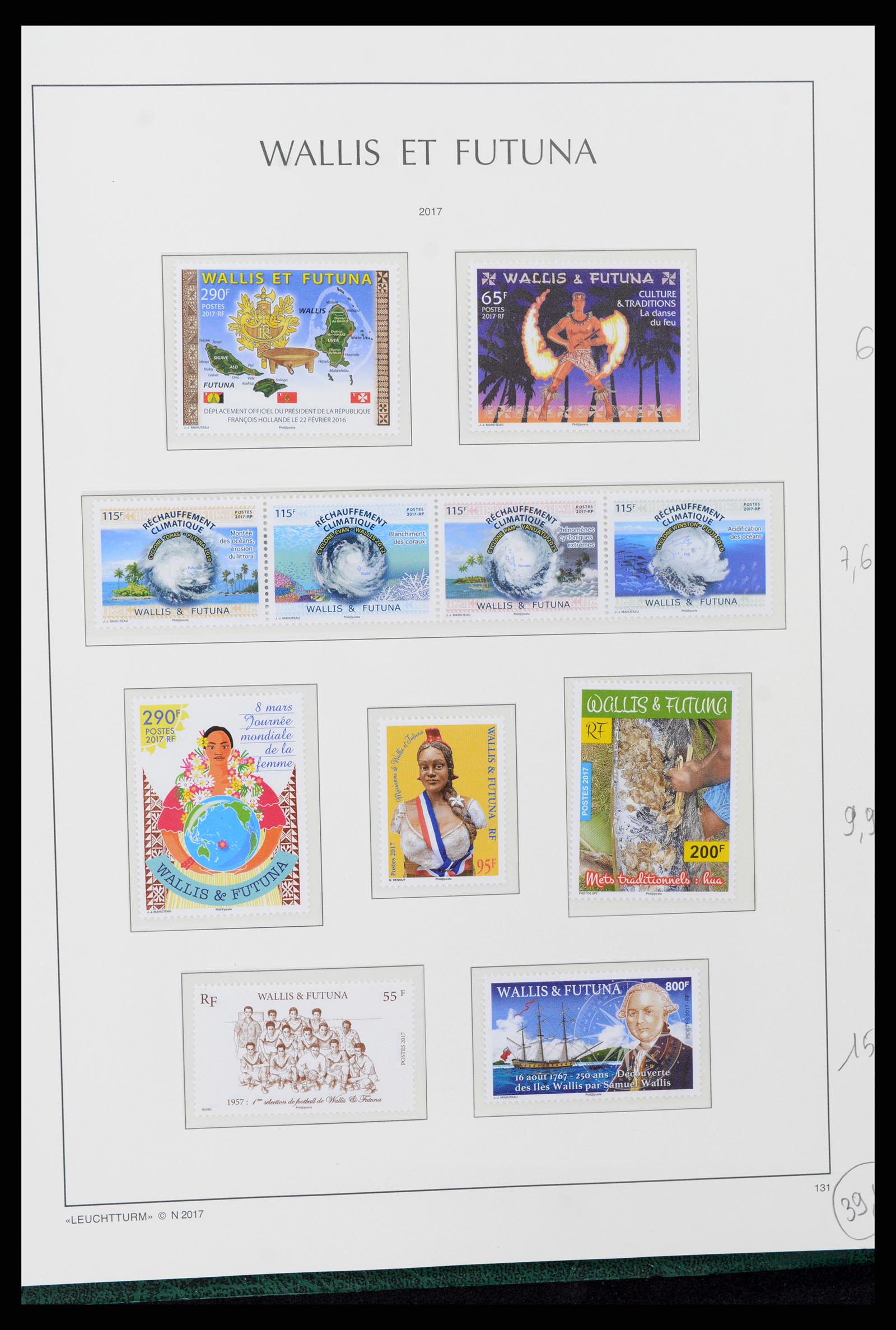 37316 098 - Stamp collection 37316 Wallis et Futuna 1980-2018!
