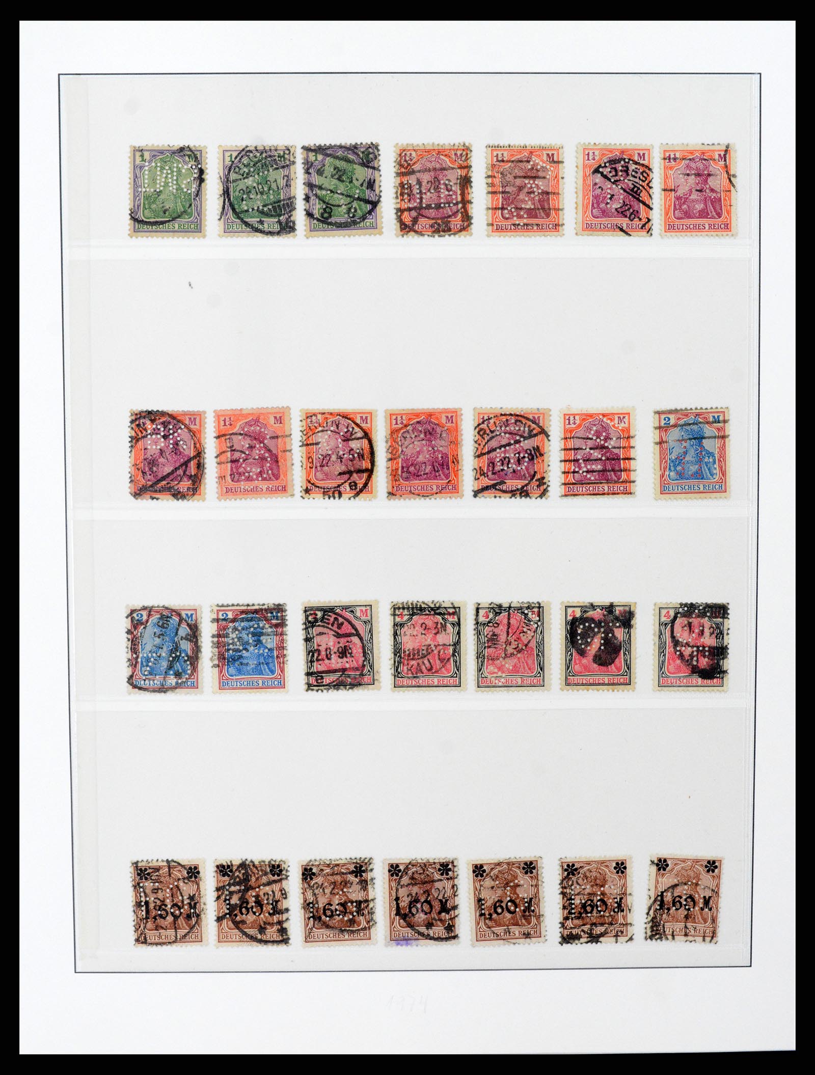 37317 009 - Stamp collection 37317 World perfins 1880-1960.