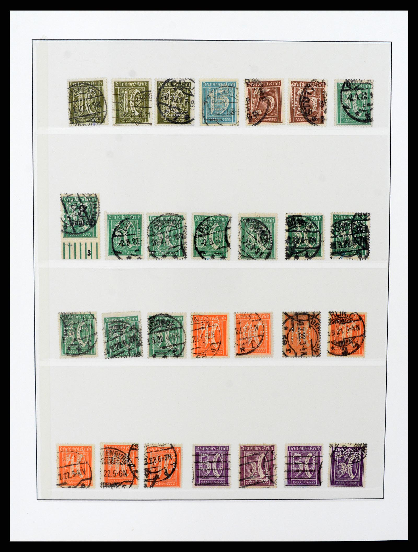 37317 011 - Stamp collection 37317 World perfins 1880-1960.