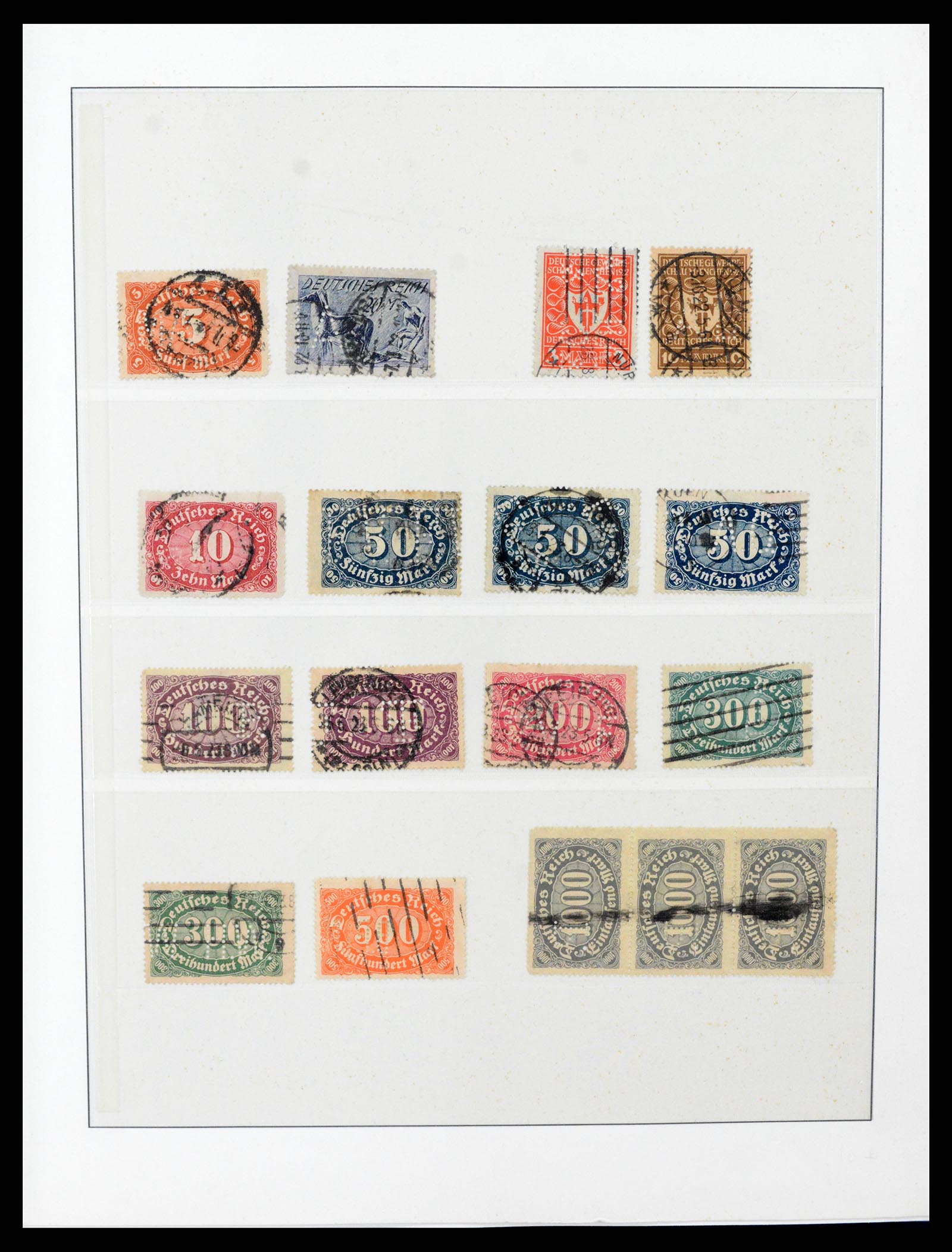 37317 017 - Stamp collection 37317 World perfins 1880-1960.