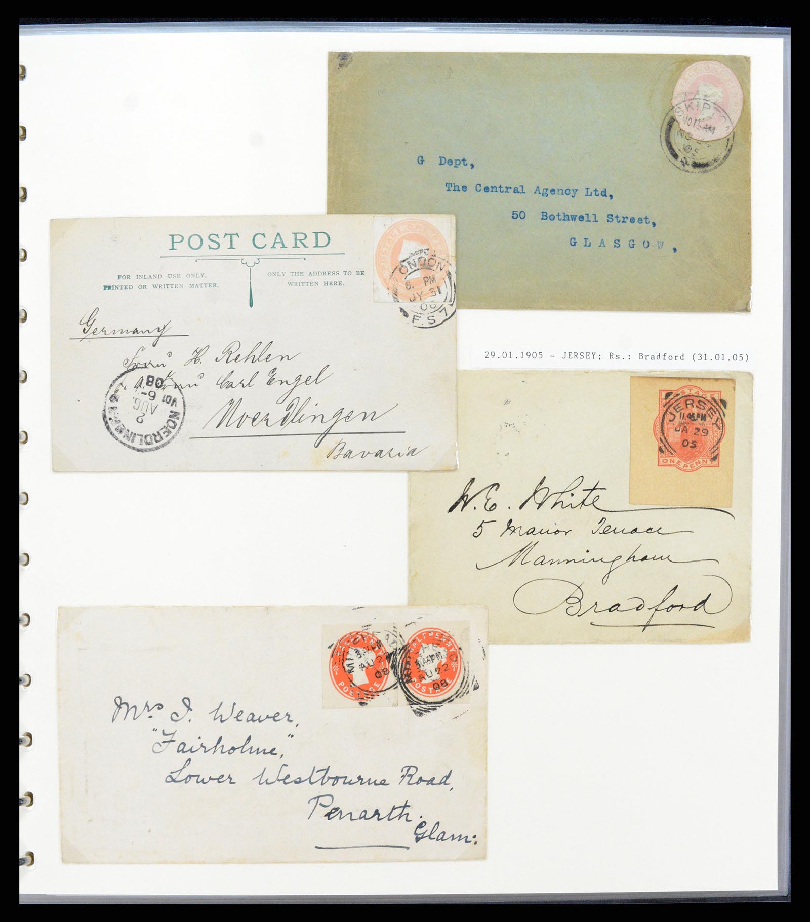 37318 010 - Stamp collection 37318 Great Britain covers 1863-1916.